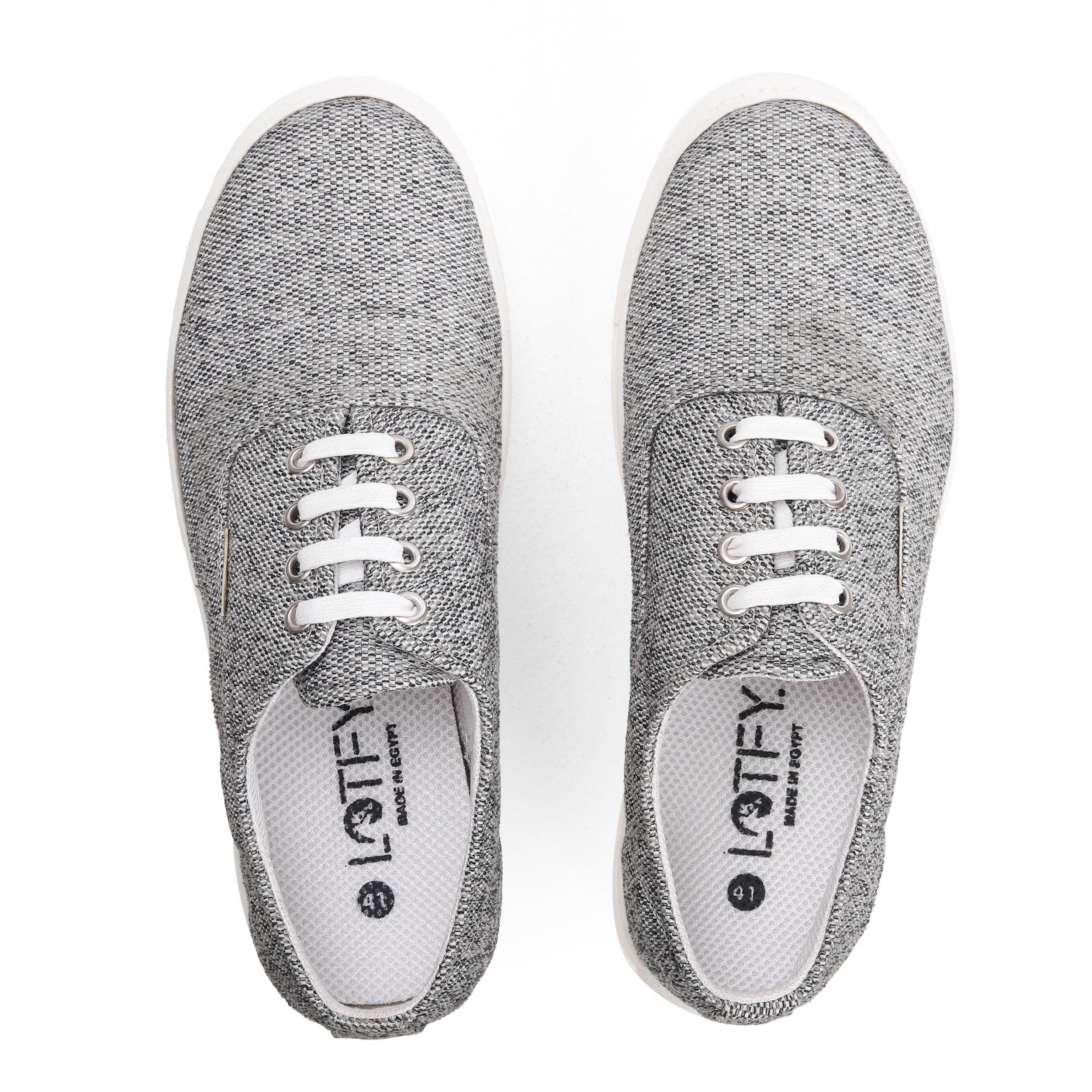 Heritage Flat Shoes For Men -Can 44 Light Grey