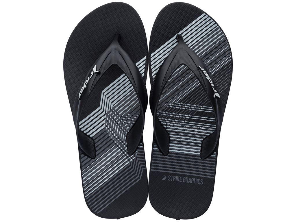RIDER STRIKE GRAPHICS / BLK/BLK/GREY