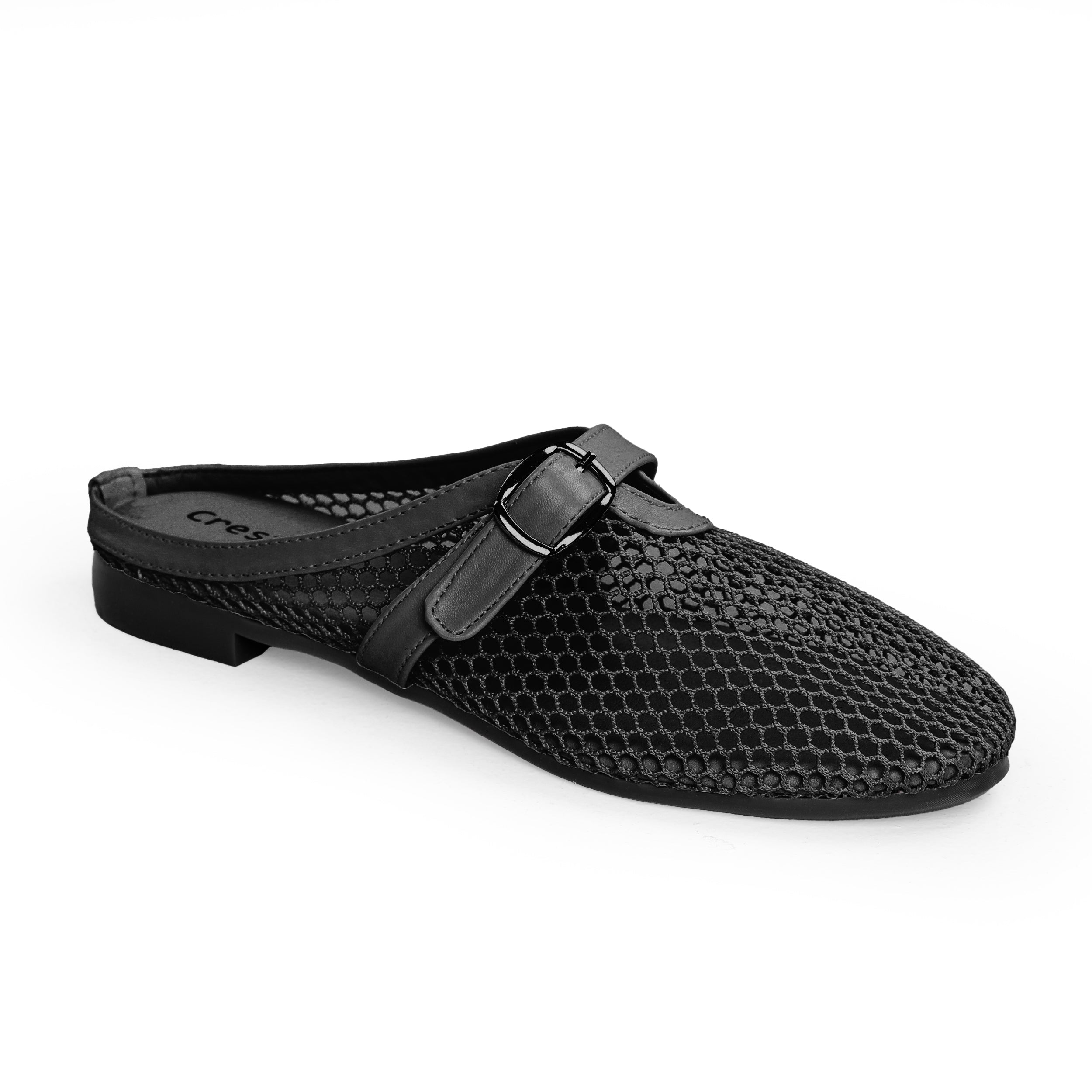 Crestina Mule For Women in Black