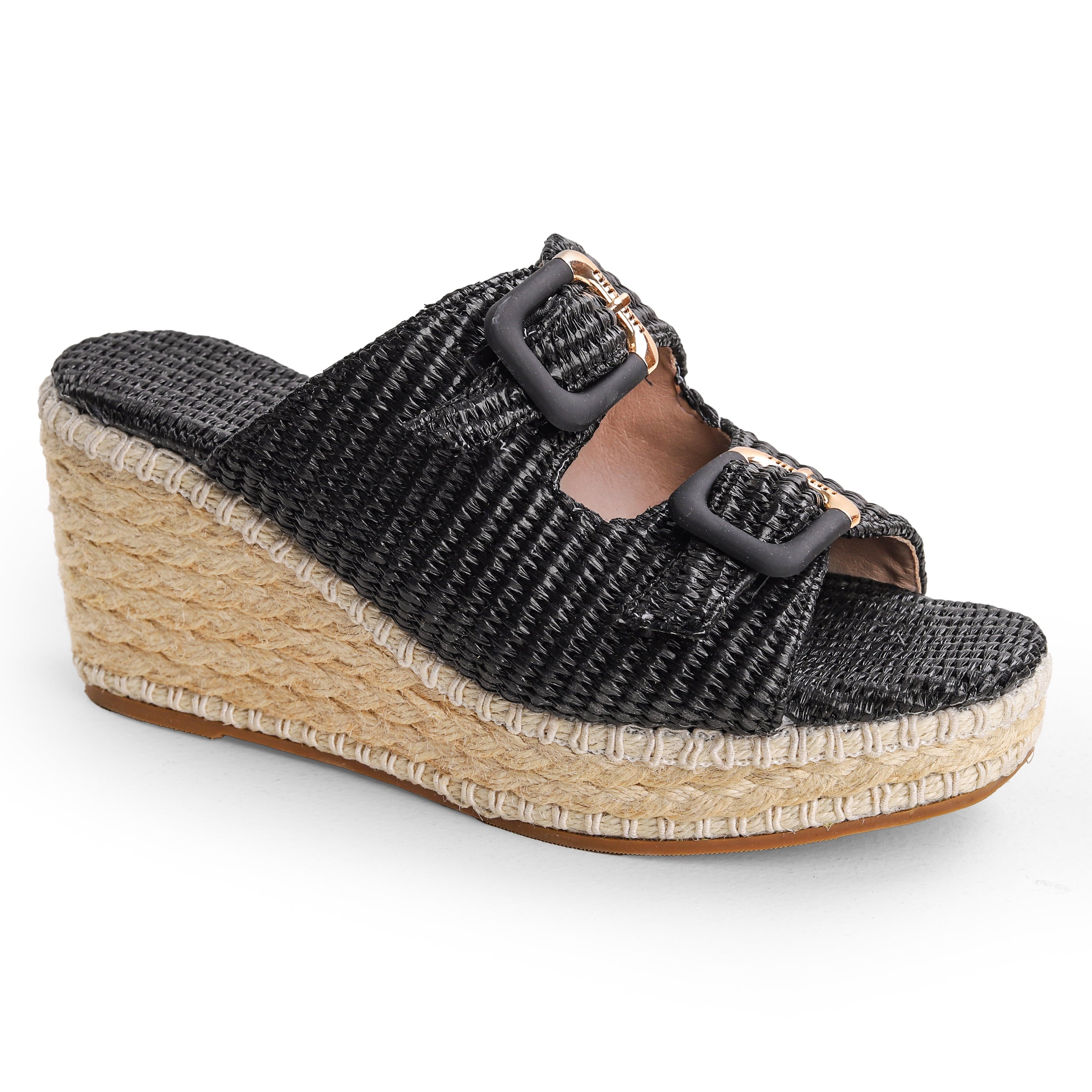 Crestina Raffia Heels