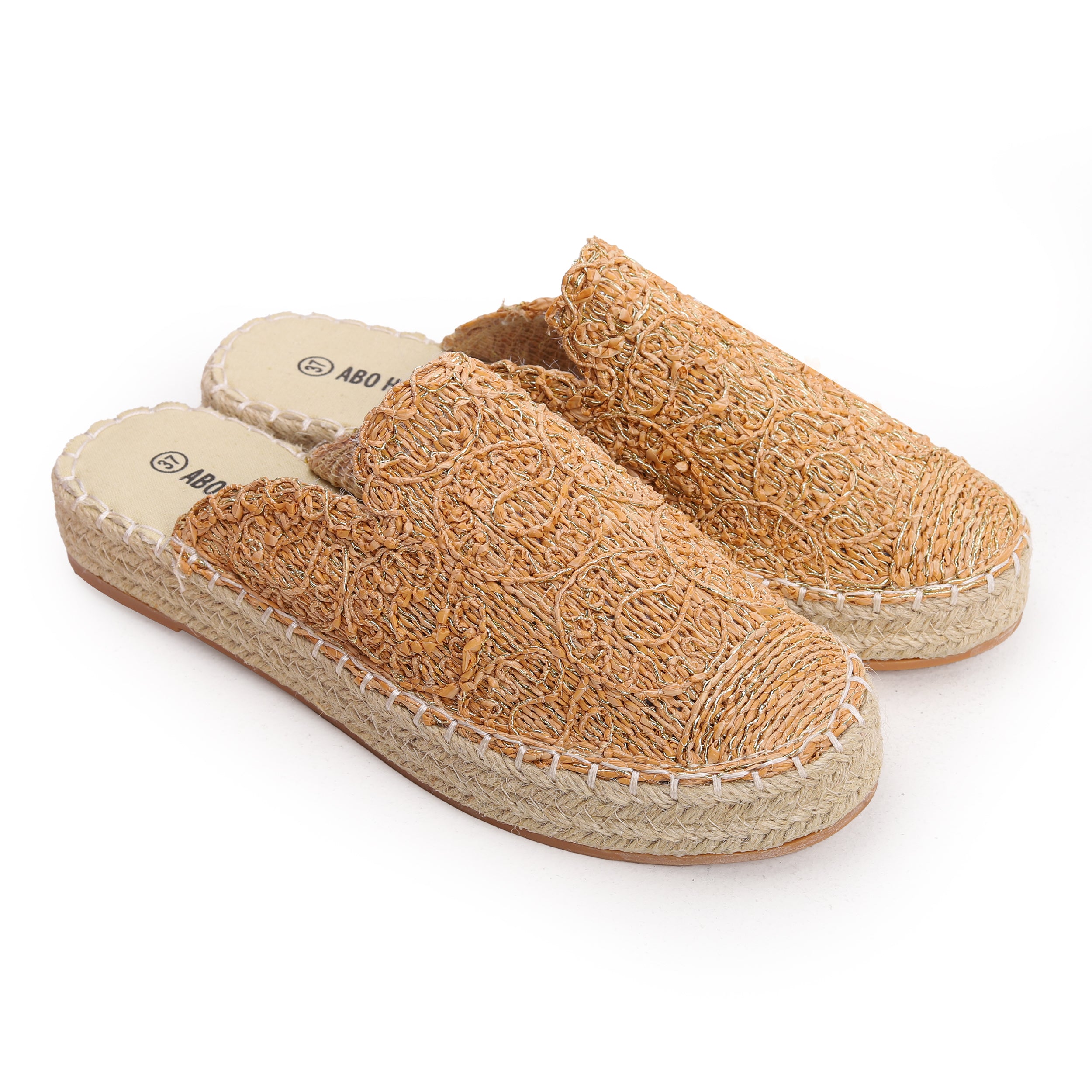 JB Collection Mule For Women Gold 140