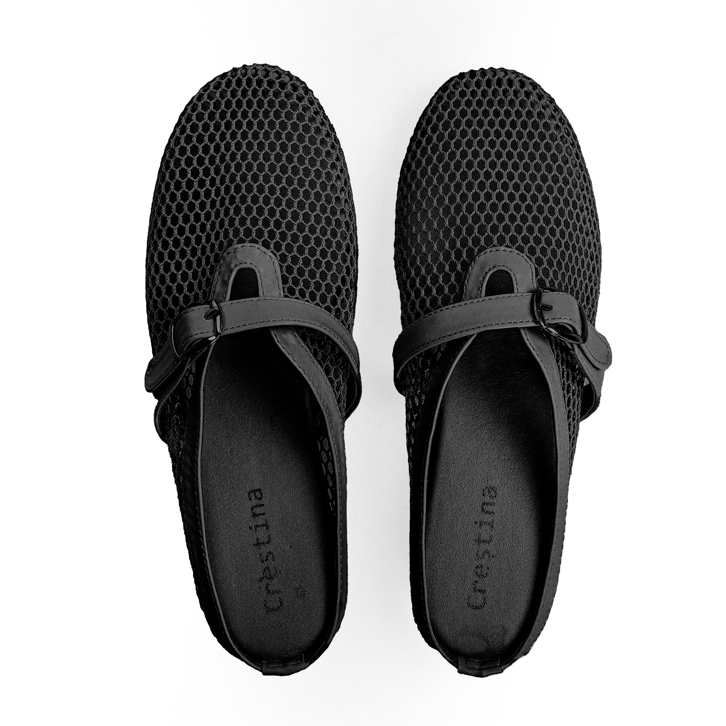 Crestina Mule For Women in Black
