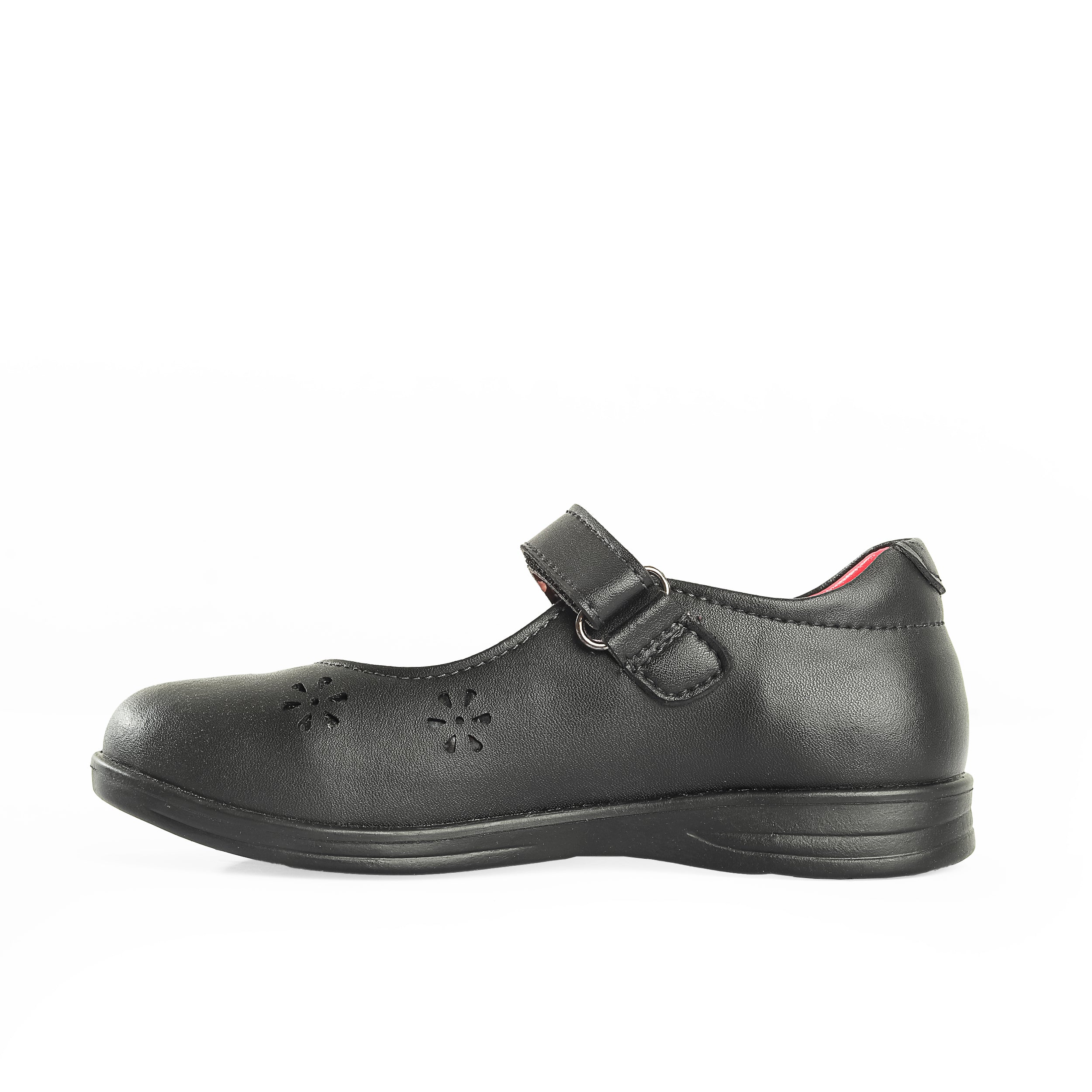 Black Shoes with Pull Tab for Kids L5