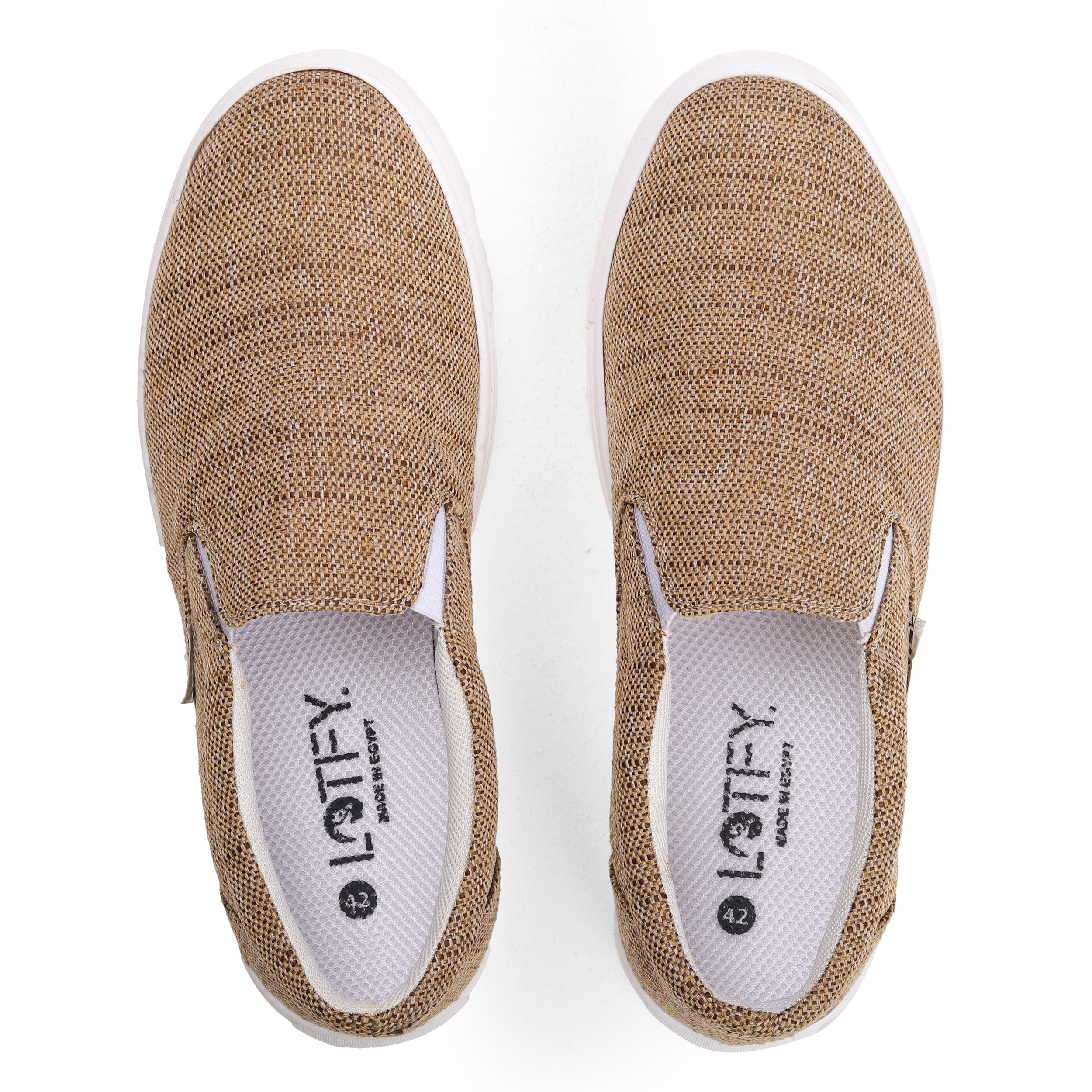 Heritage Flat Shoes For Men -Can 33 Beige