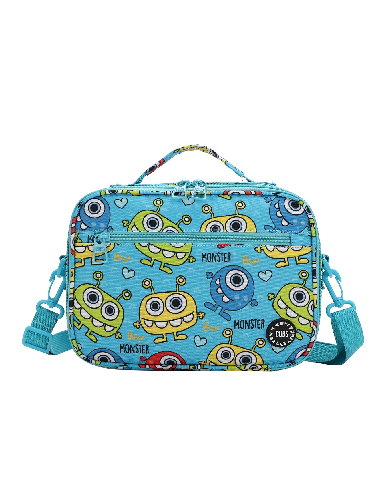 Monster Teeth cross body lunch bag