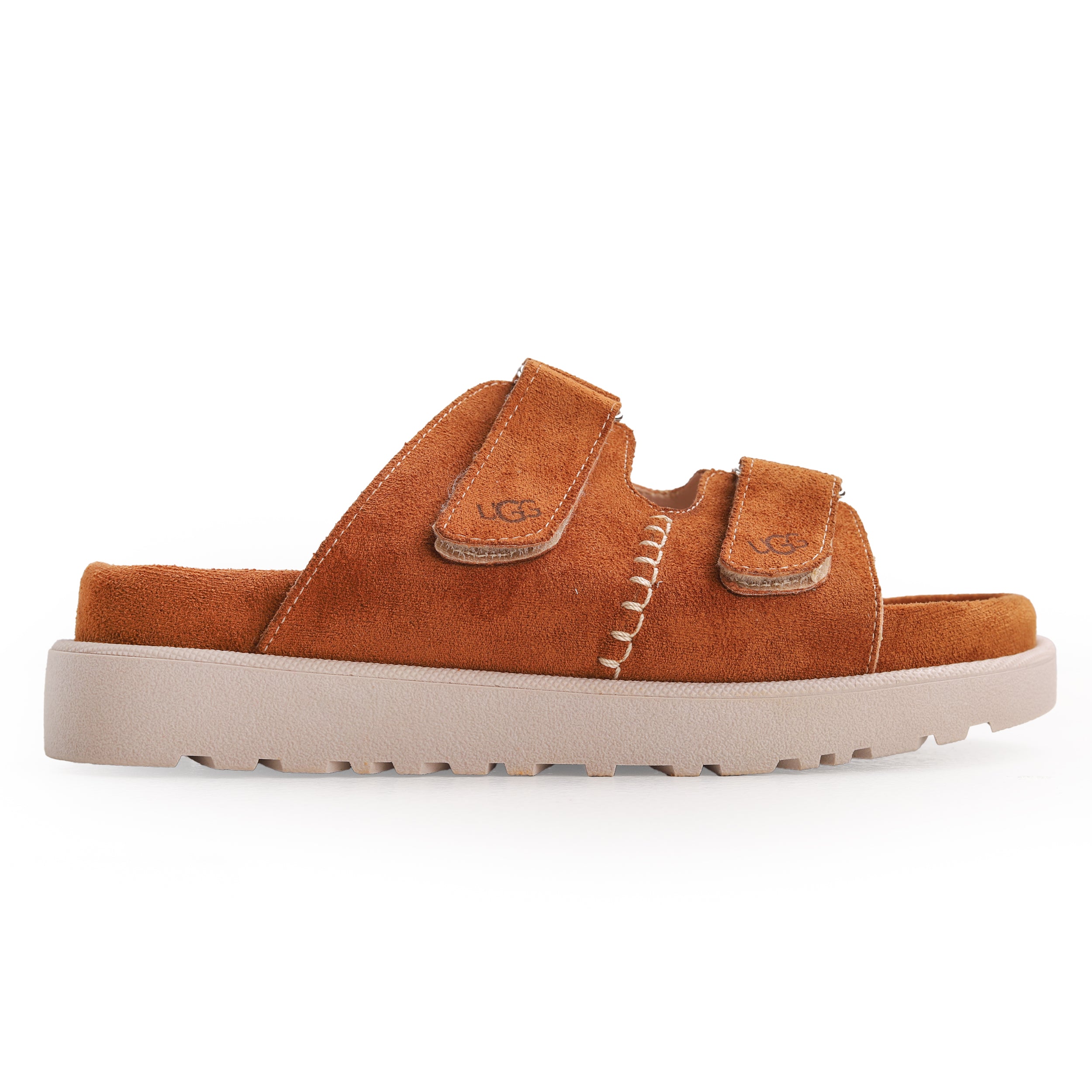 Crestina UGS Strap Slide Suede Leather Havan