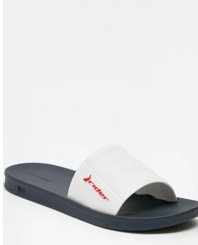 Rider T Slide Ad Slipp Black In White