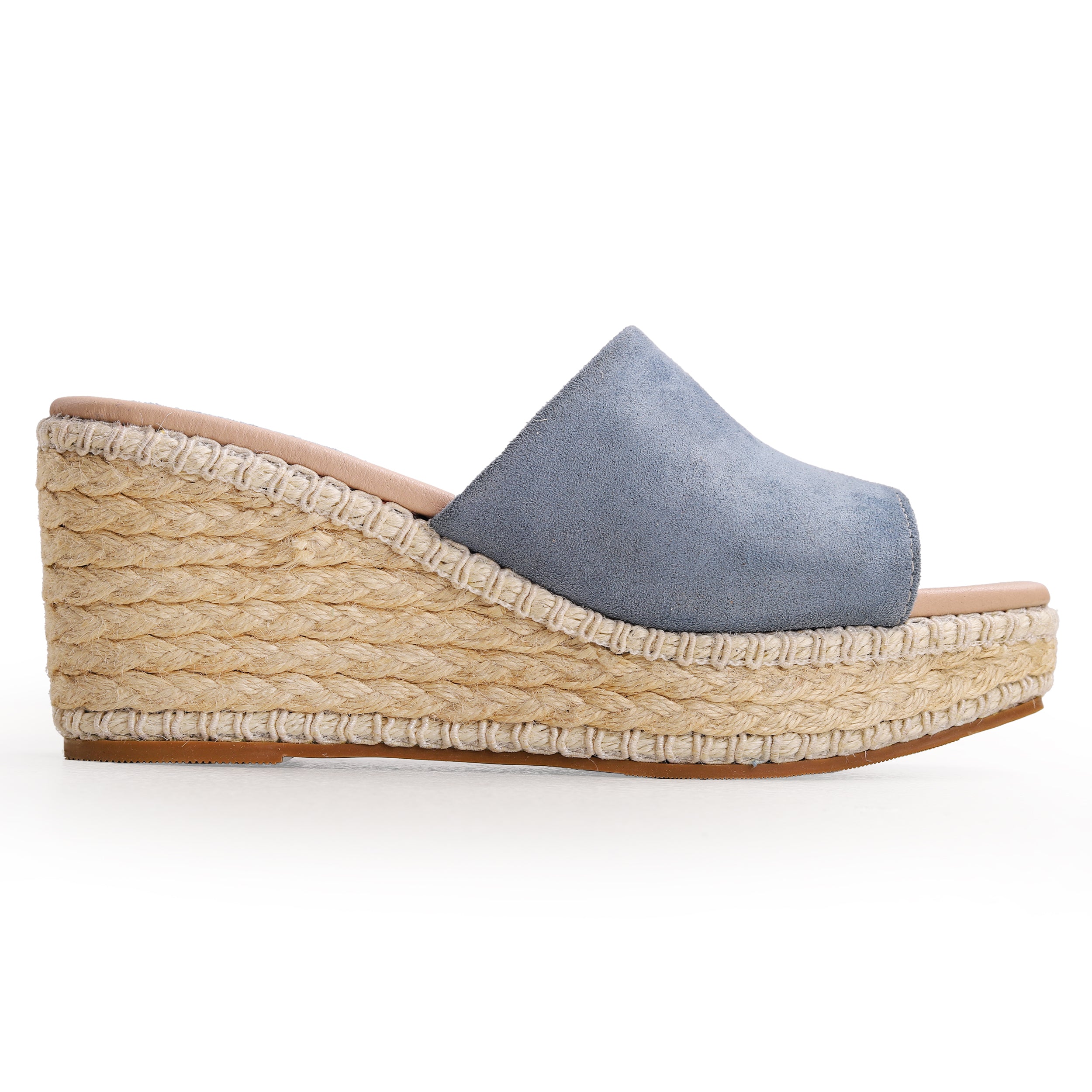 Crestina Raffia Heels 502 Blue