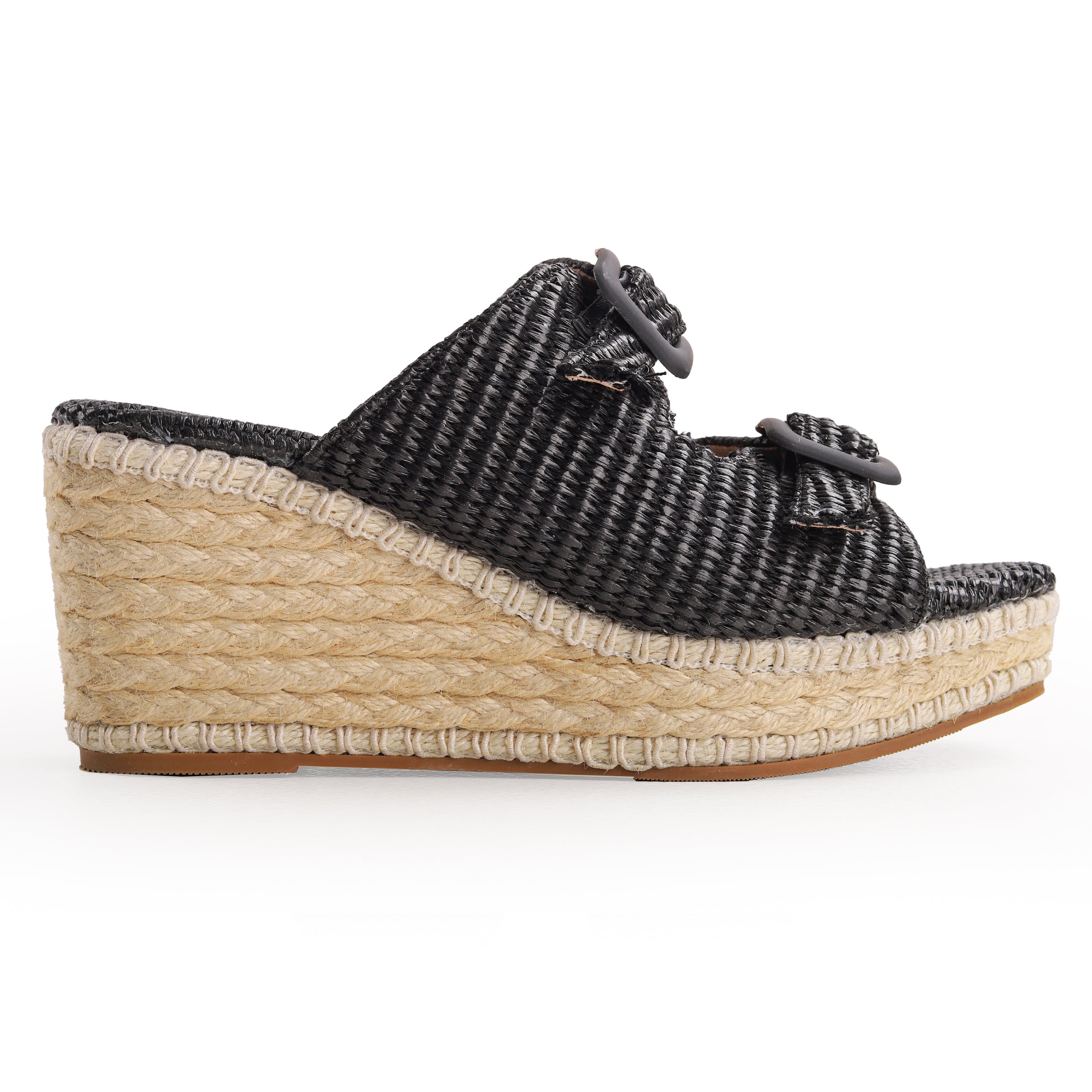 Crestina Raffia Heels