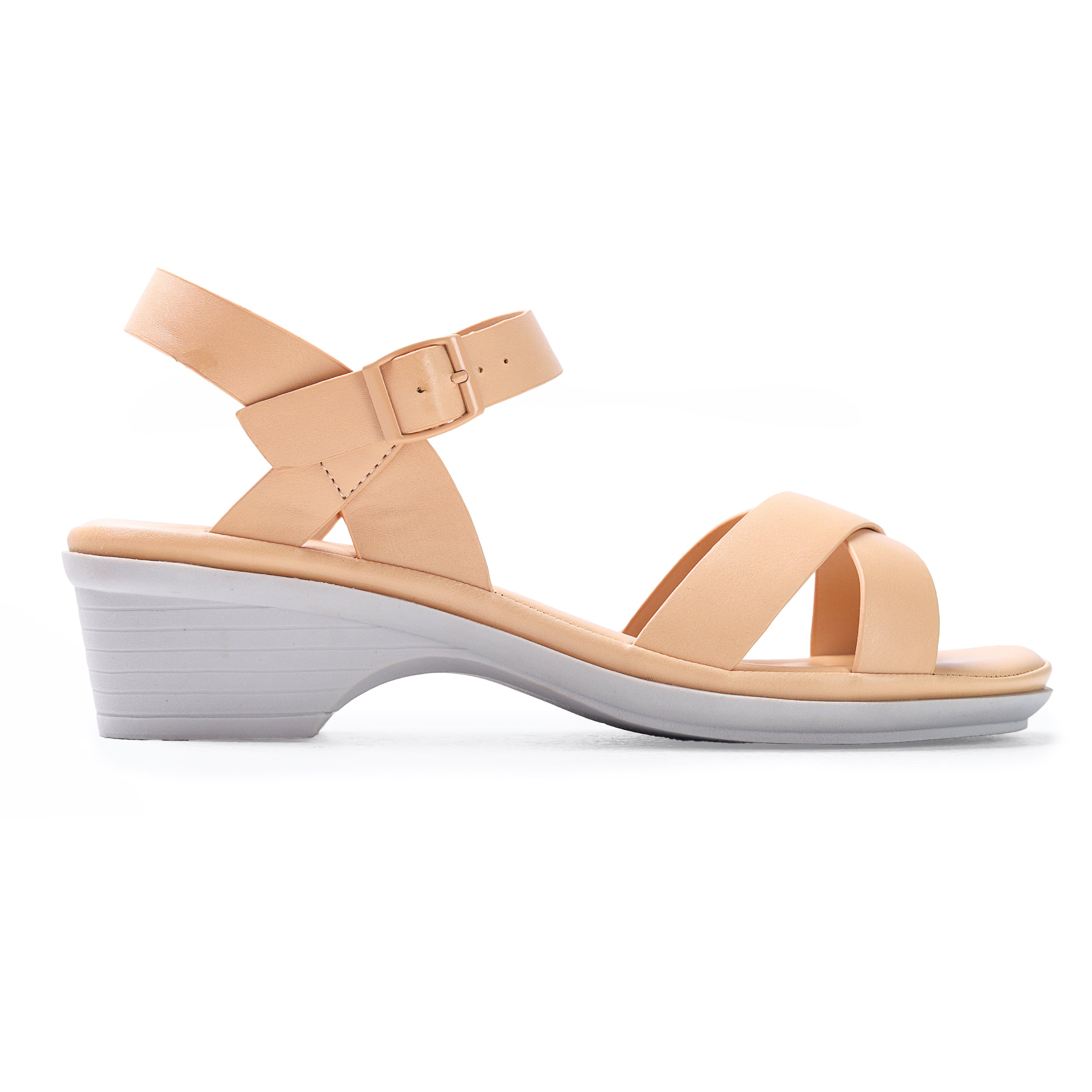 Colored Heel Sandal For Women -502-