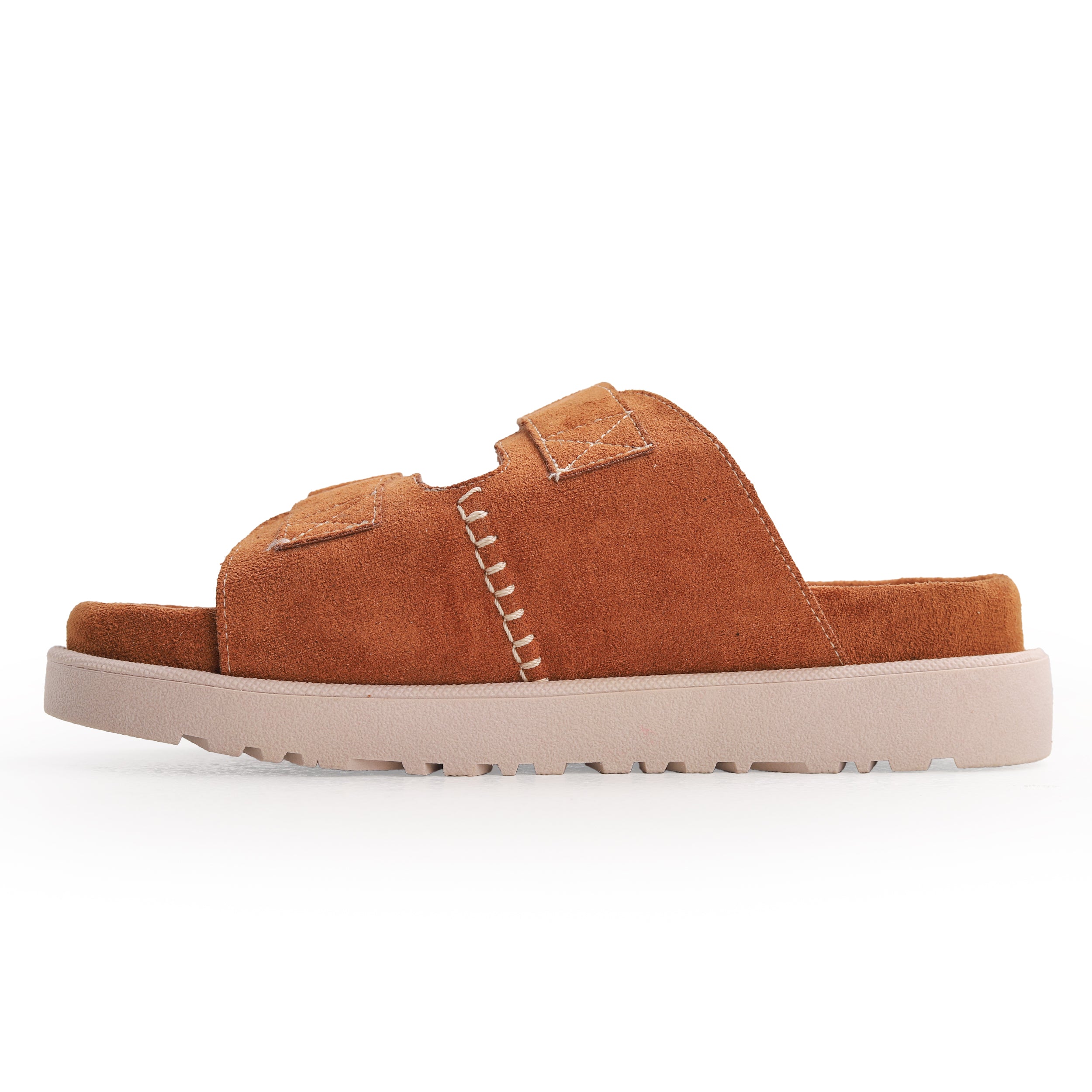 Crestina UGS Strap Slide Suede Leather Havan