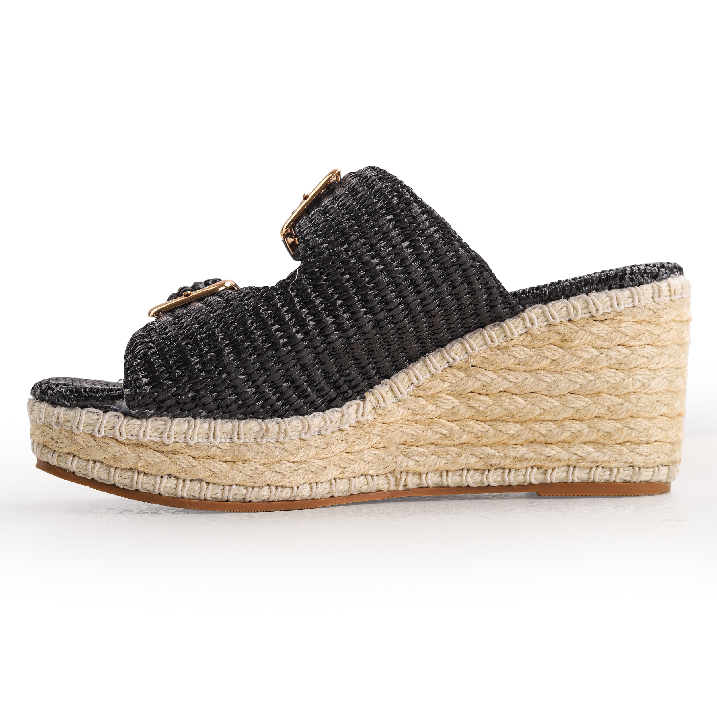 Crestina Raffia Heels