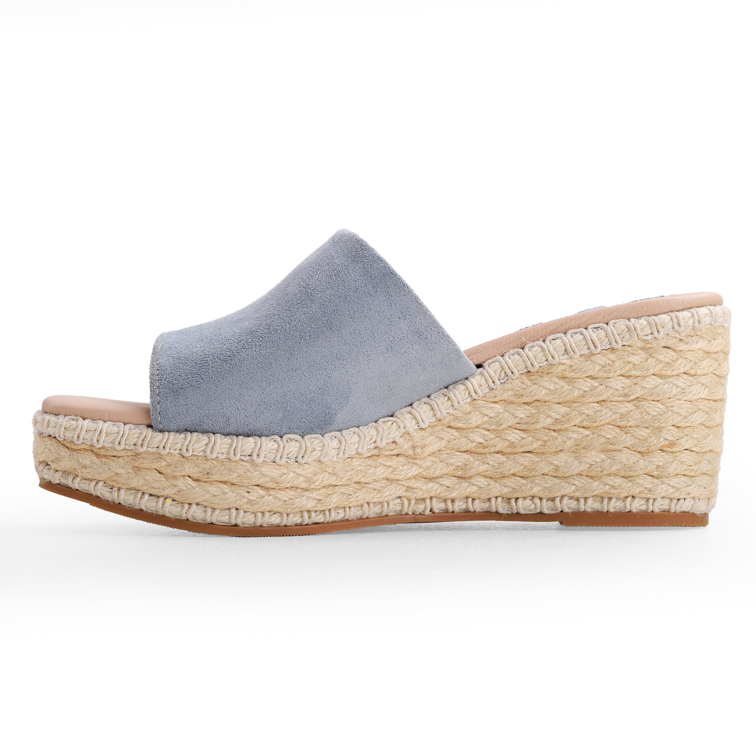Crestina Raffia Heels 502 Blue