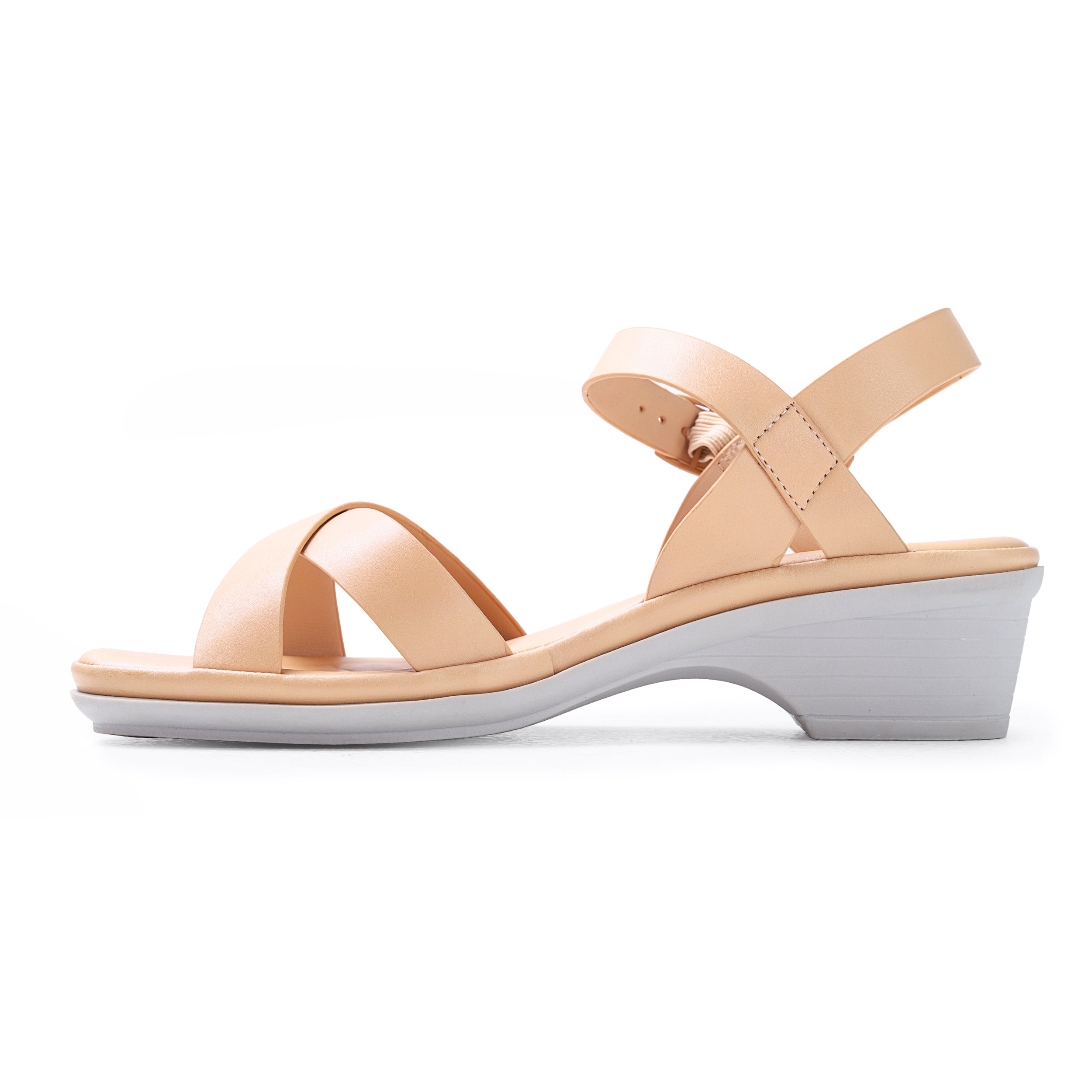 Colored Heel Sandal For Women -502-