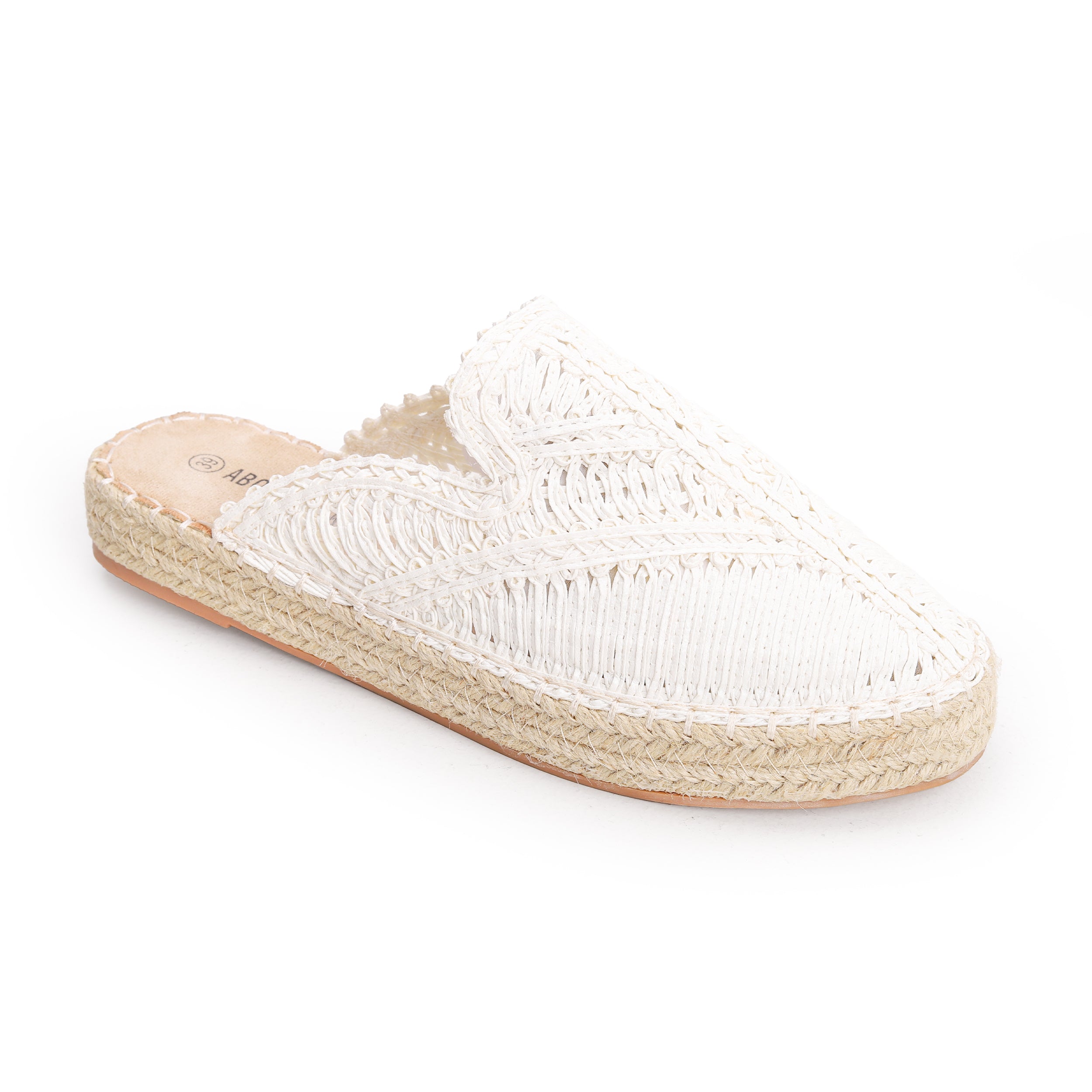 JB Collection Mule For Women in White