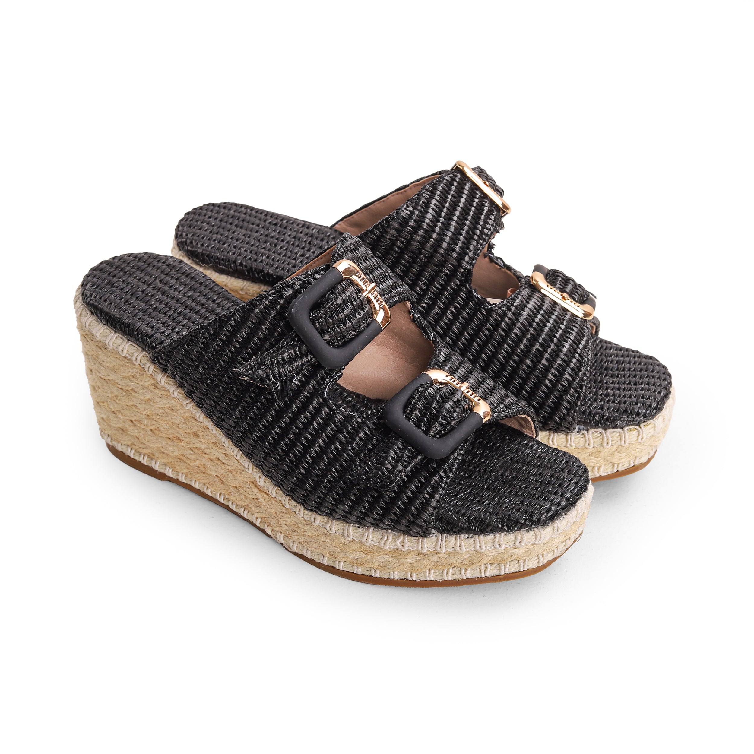 Crestina Raffia Heels
