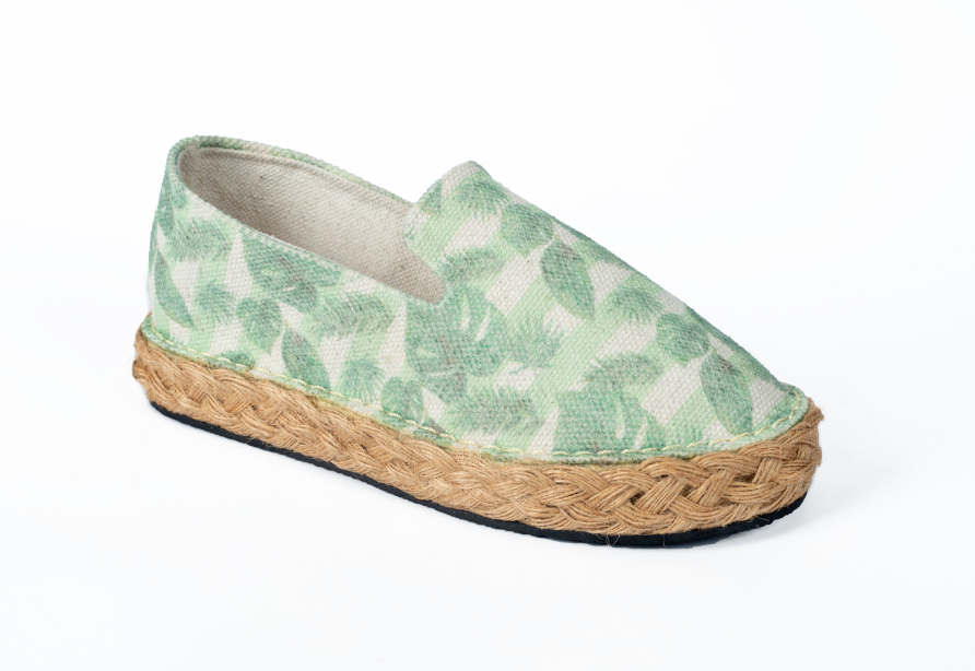 Raffia Shoes From Just Collection Green