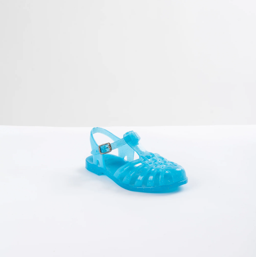 Jellies Jelly Flat Sandal For Girls Blue