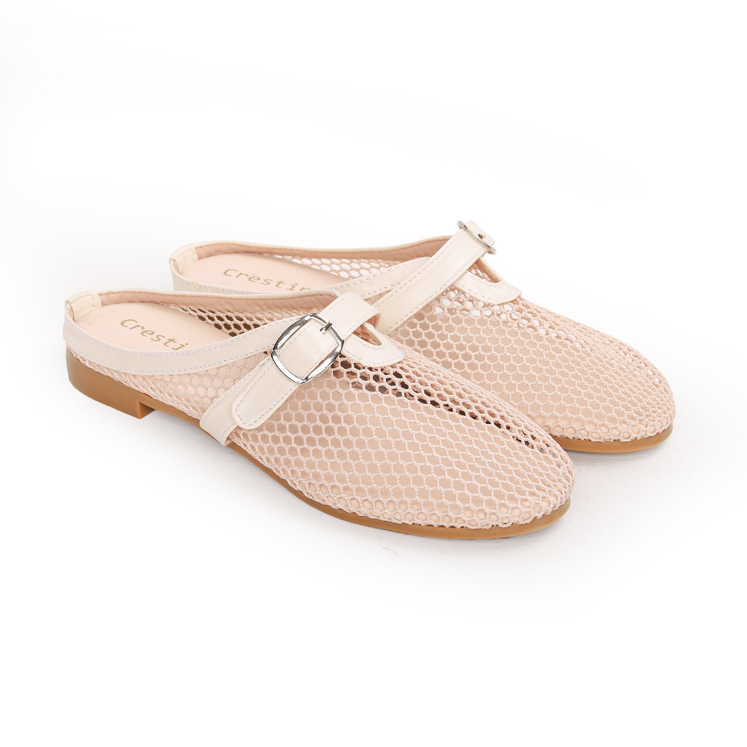 Crestina Mule For Women in Beige
