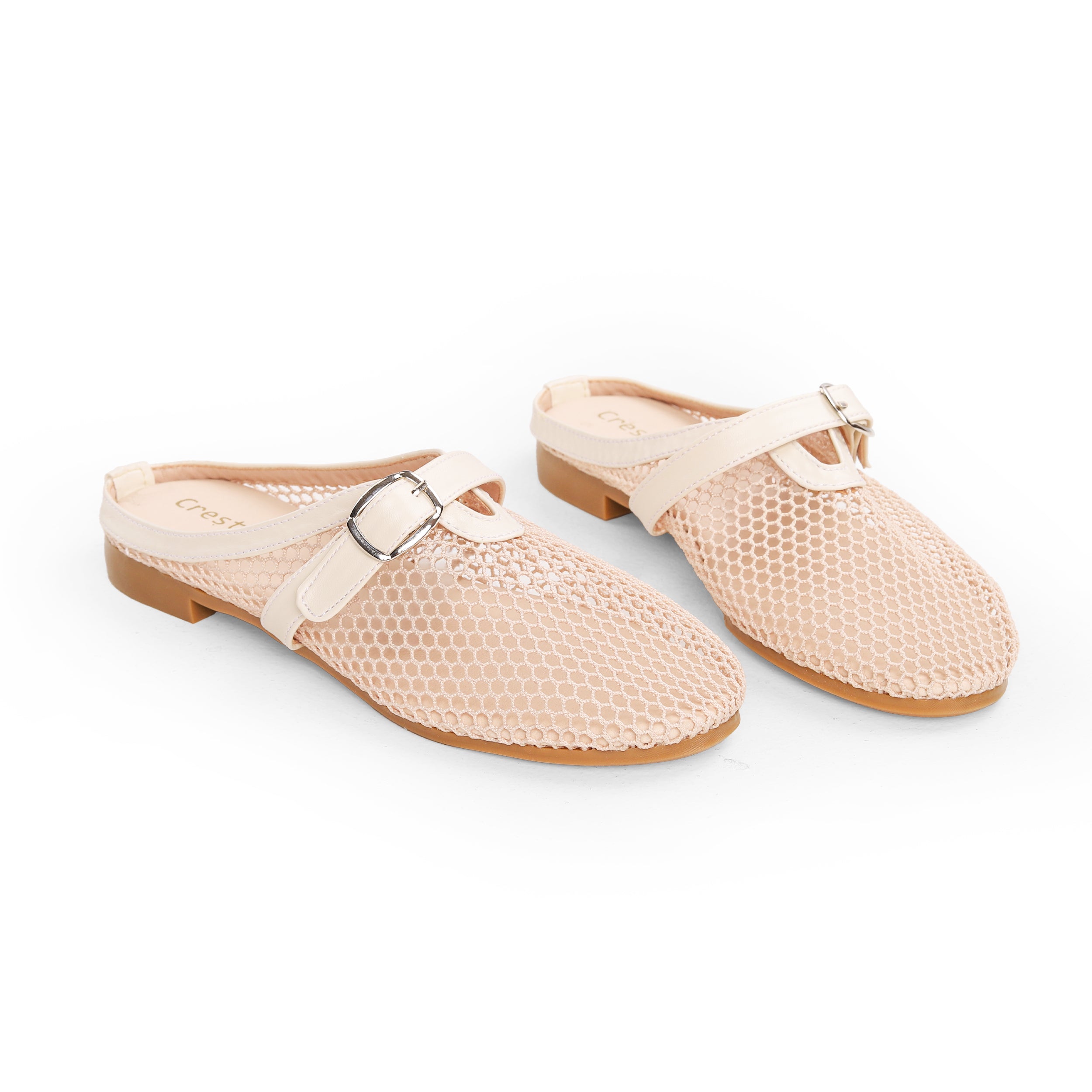 Crestina Mule For Women in Beige