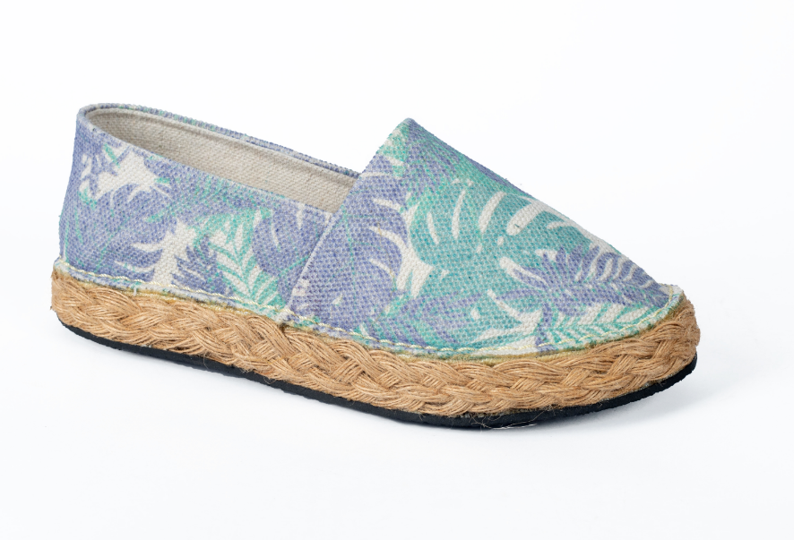 Raffia Shoes From Just Collection Purple