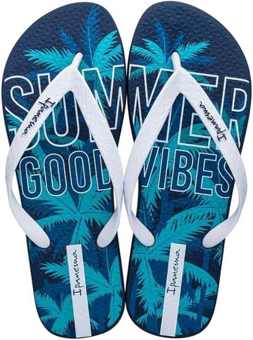 Ipanema Men Good Vibes Flip Flops Blue