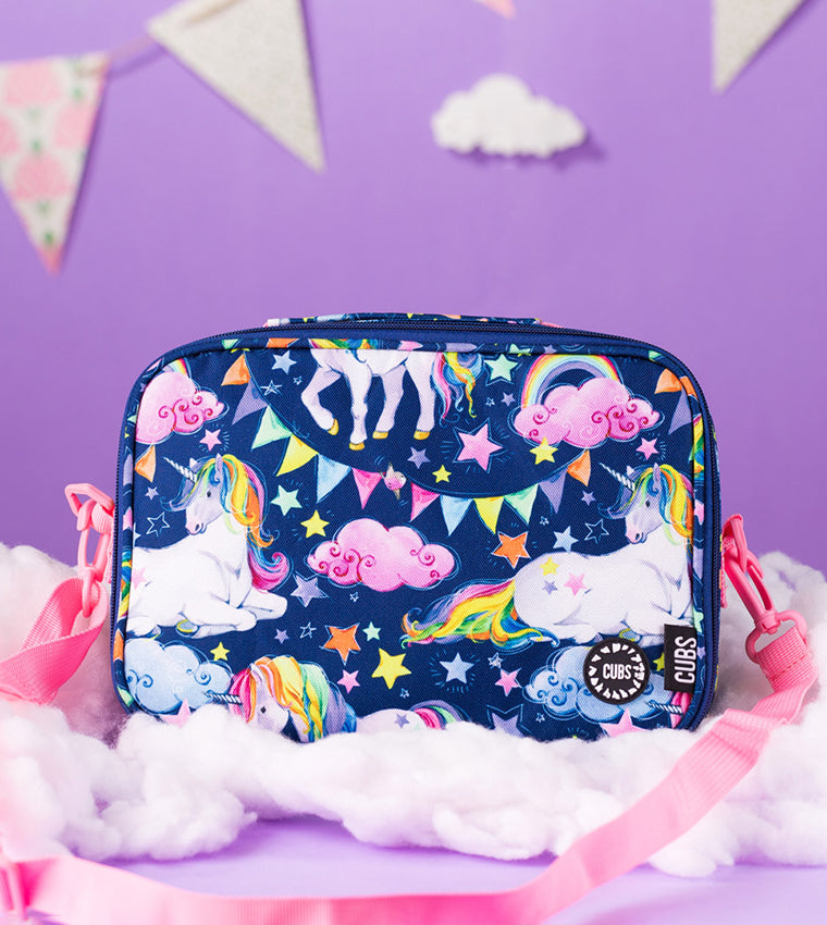 Fairy Tale Unicorn Print Lunch Bag