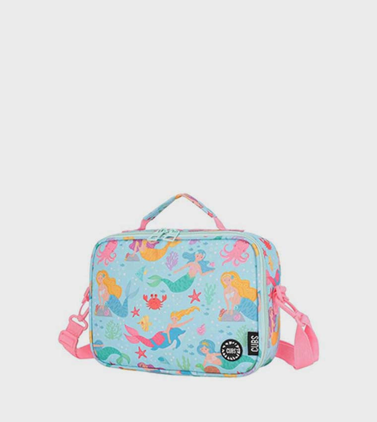 Dancing Mermaid Print Lunch Bag