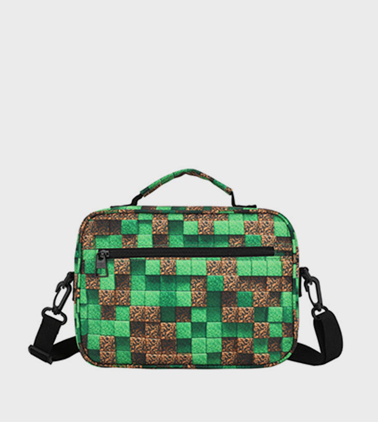 Mine Craft Sequined Lunch Bag