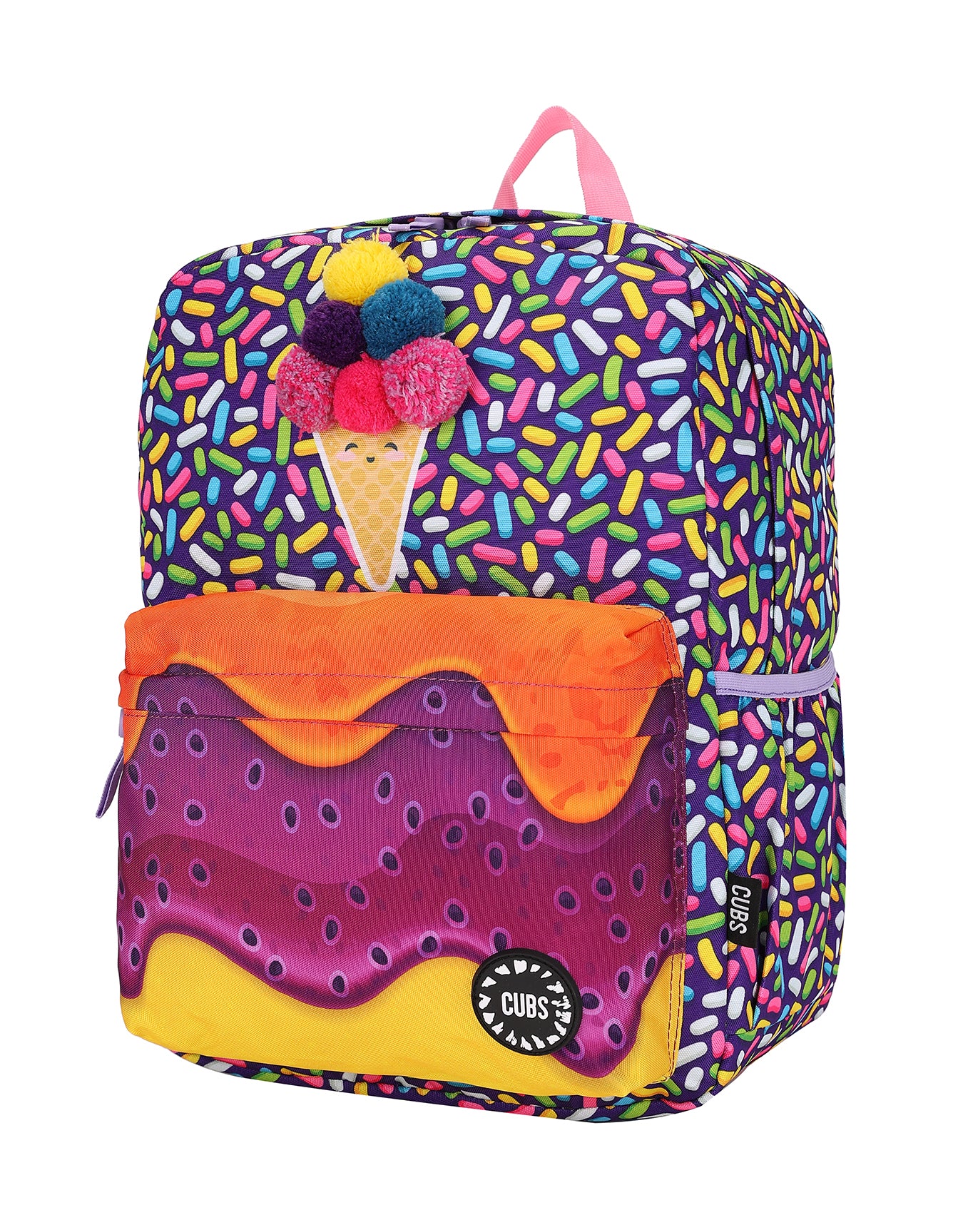 Junior Student Backpack – Purple Ice Cream
