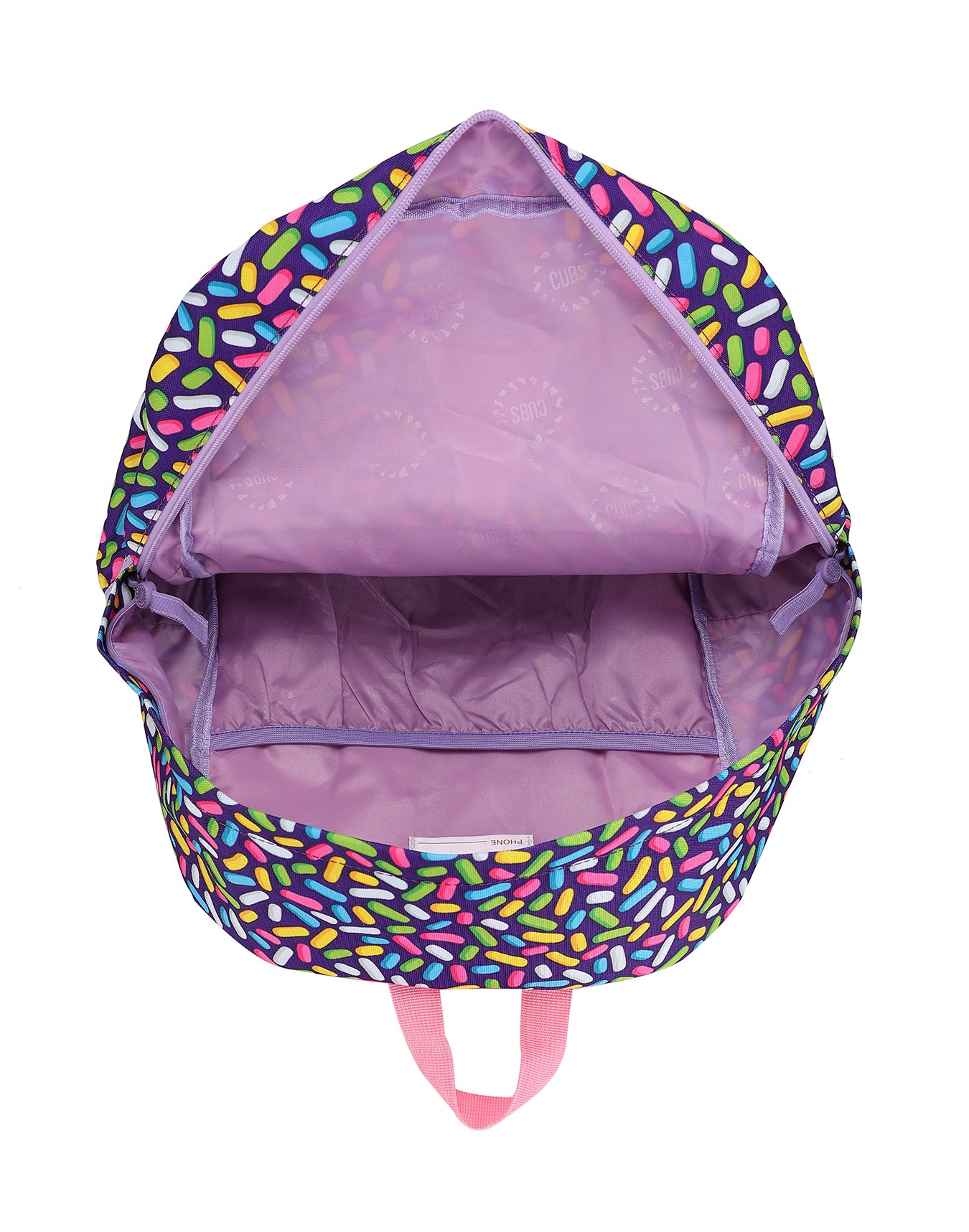 Junior Student Backpack – Purple Ice Cream