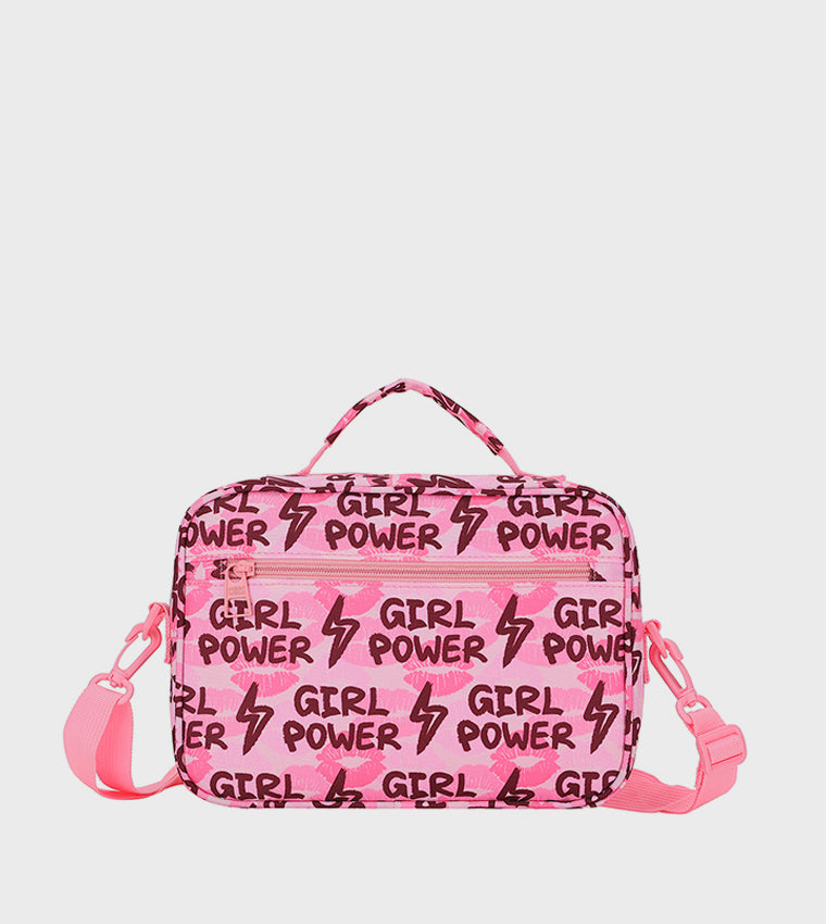 Girl Power Lighting Print Lunch Bag