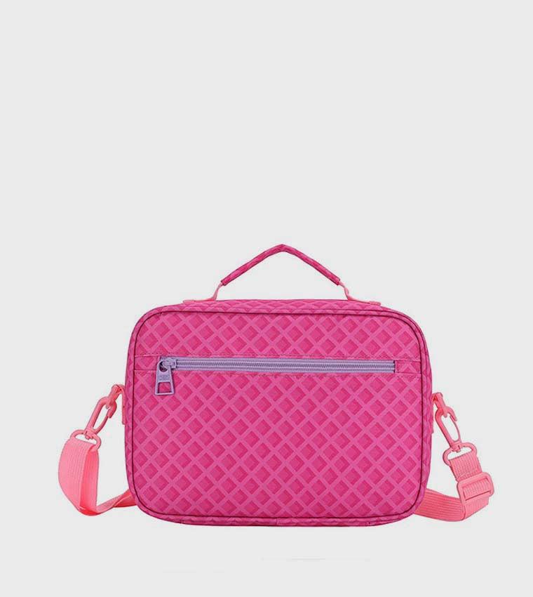 Pink Ice Cream Print Lunch Bag