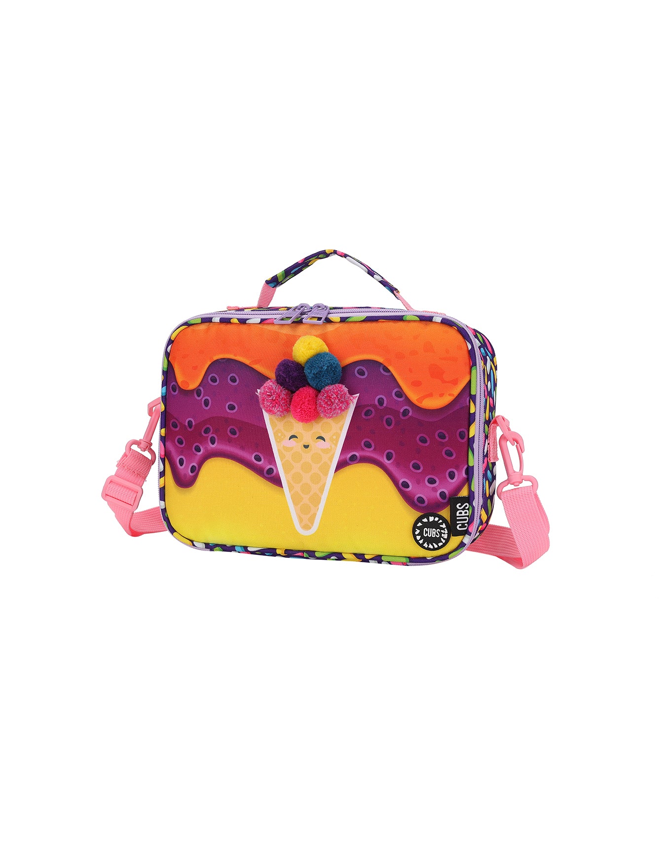 Cross Lunch Bag – Purple Ice Cream