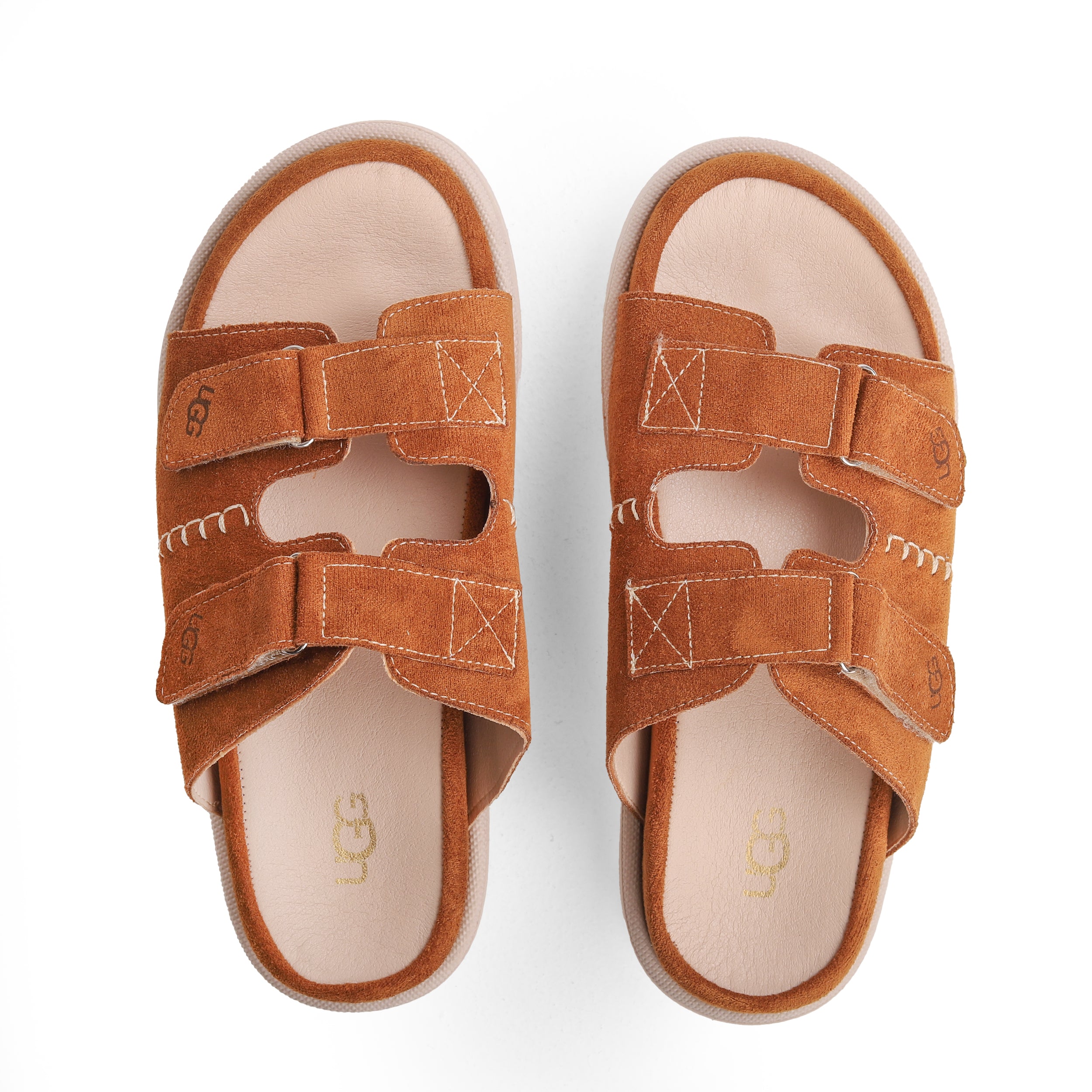 Crestina UGS Strap Slide Suede Leather Havan