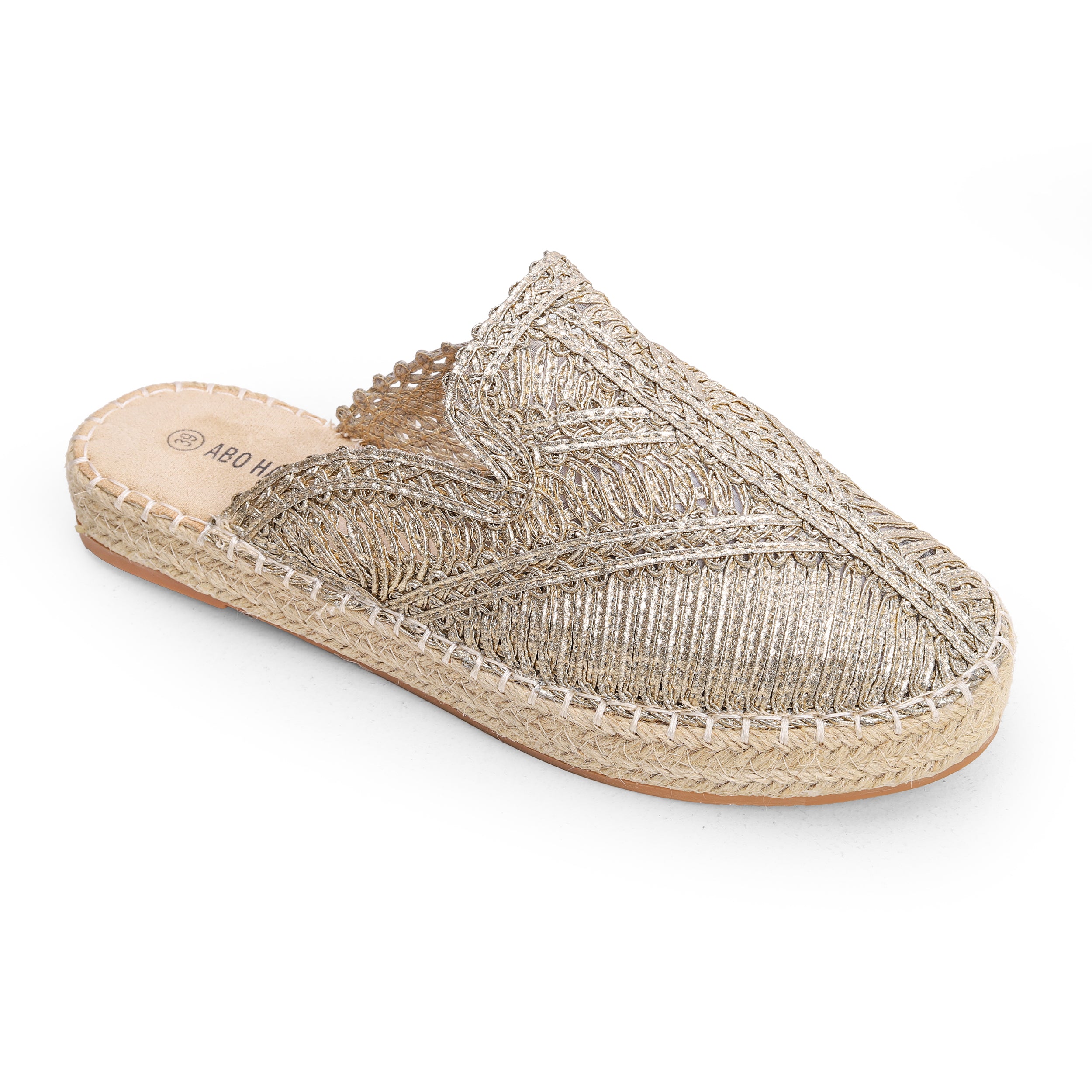 JB Collection Mule For Women in Gold