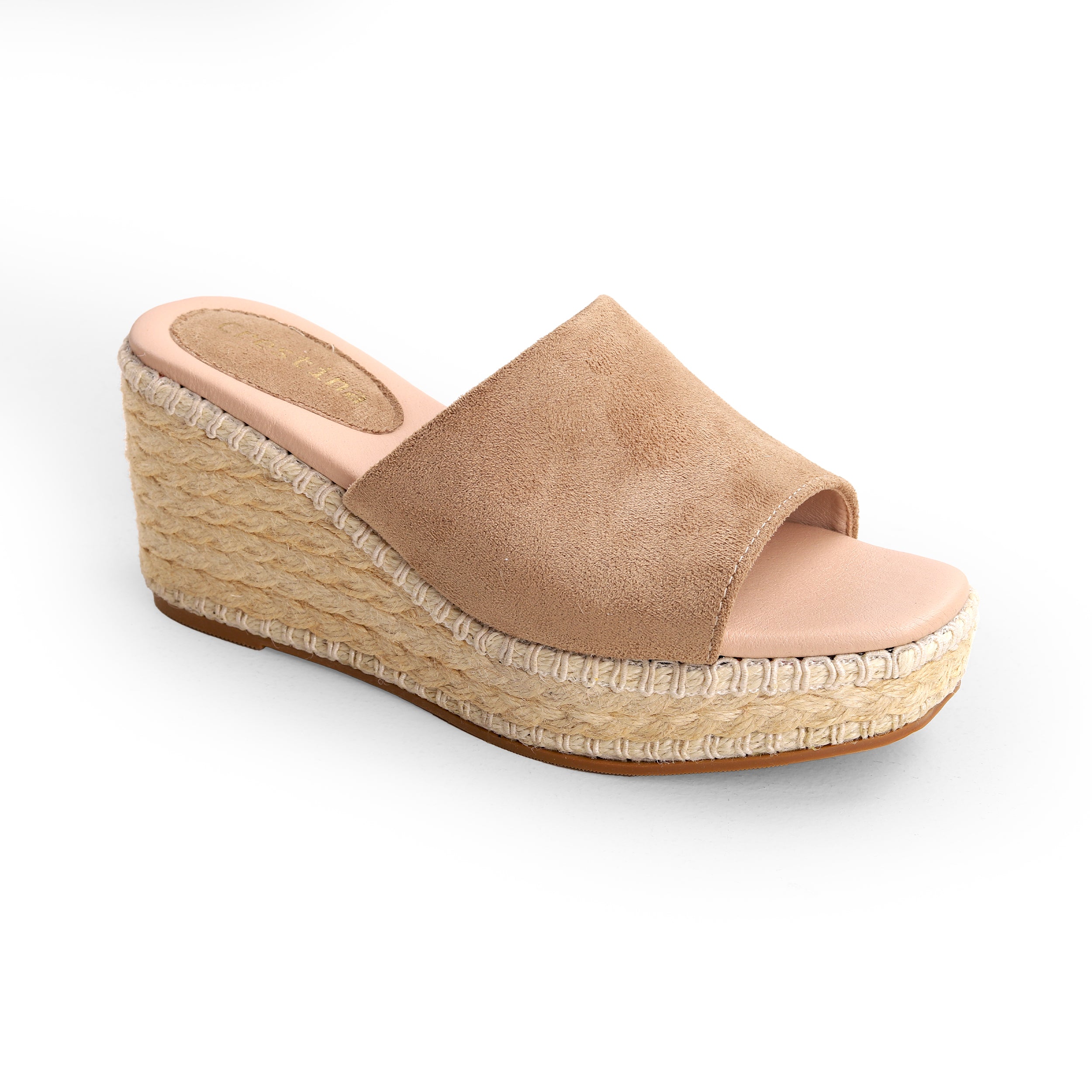 Crestina Raffia Heels 502 Beige