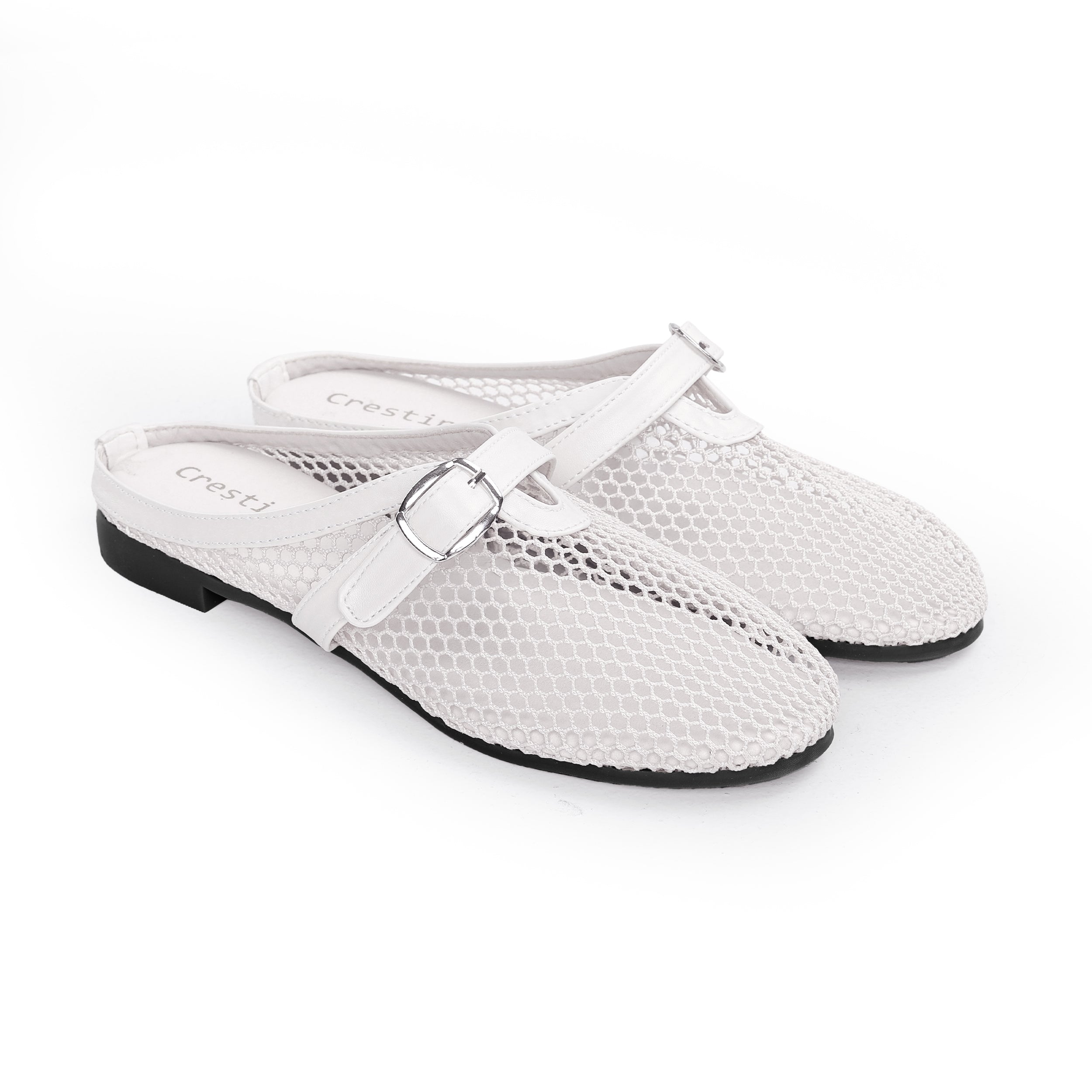Crestina Mule For Women in White