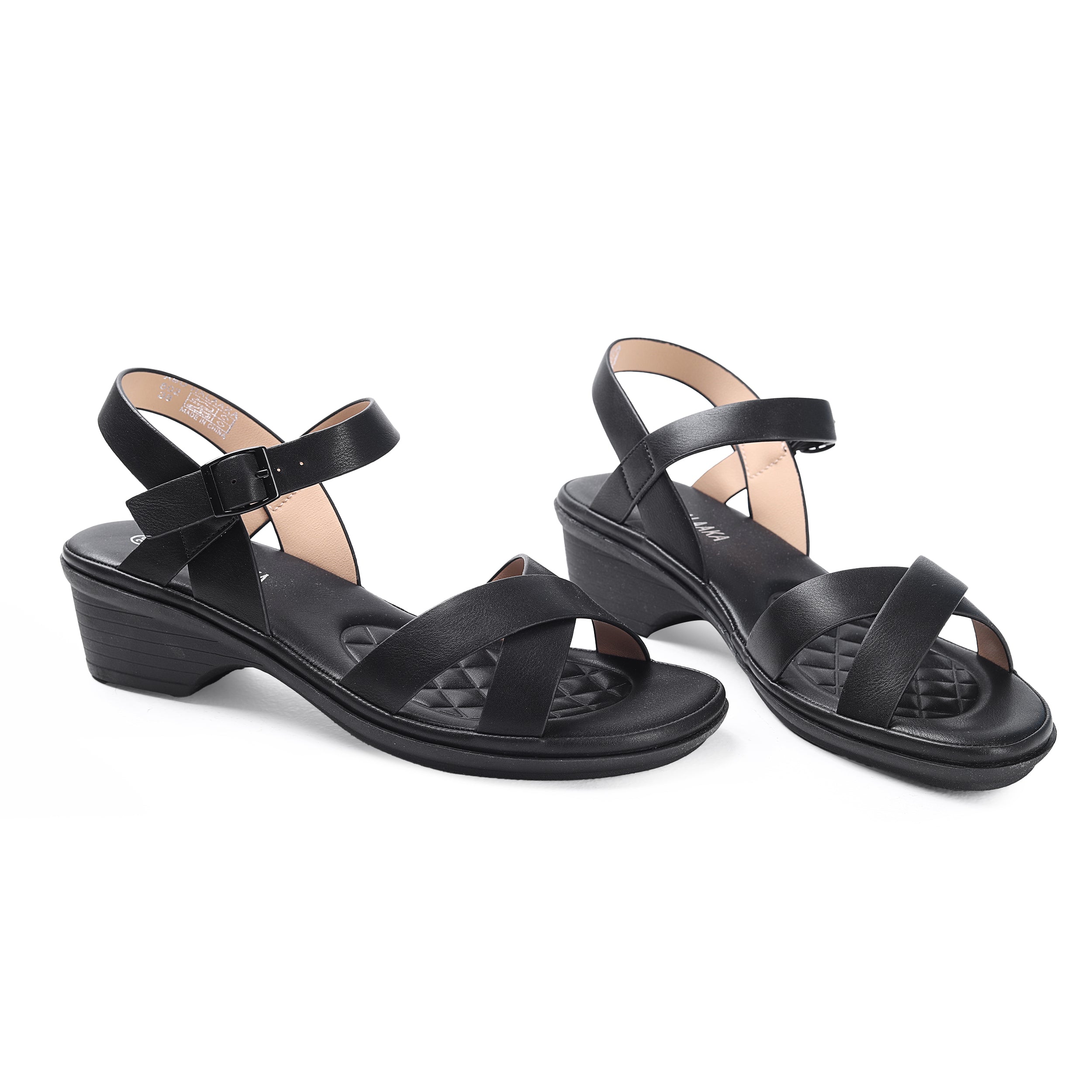 Colored Heel Sandal For Women -502-