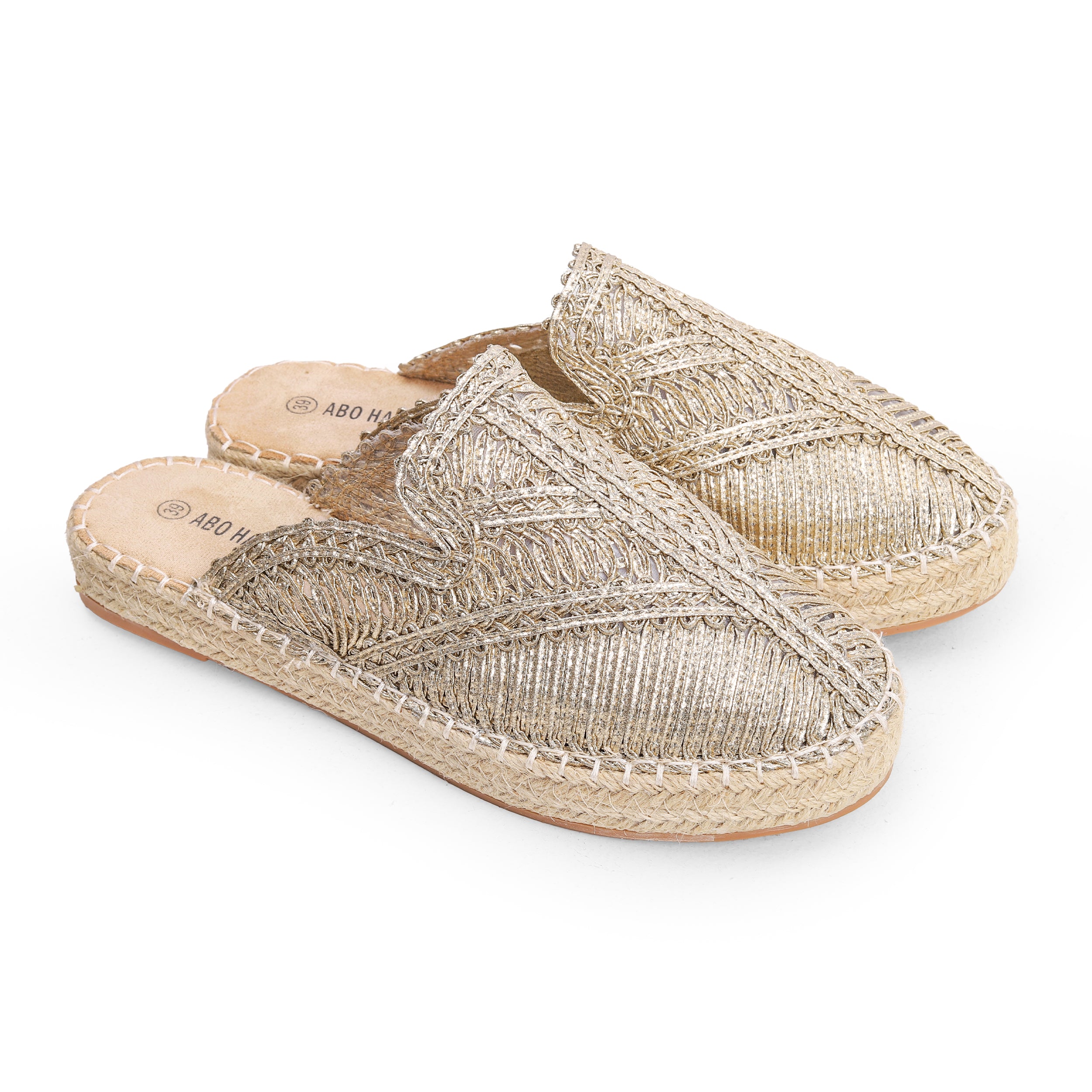JB Collection Mule For Women in Gold