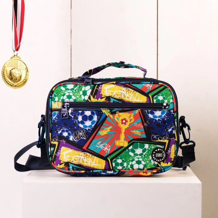 Crazy About the Game Cross Body Lunch Bag