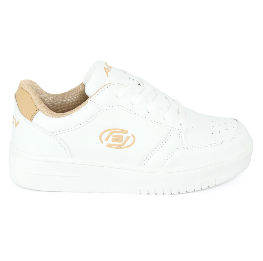 ACTIV LIFE STYEL SHOES - WHITE*BEIGE