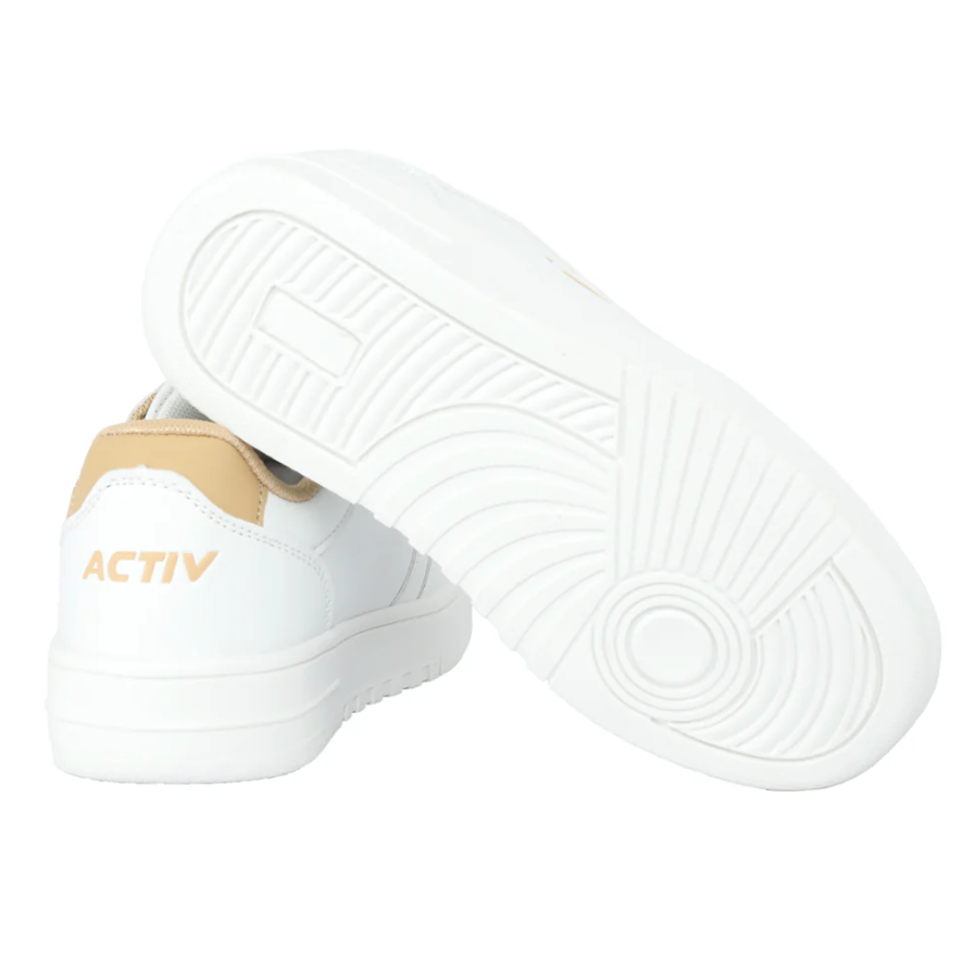 ACTIV LIFE STYEL SHOES - WHITE*BEIGE