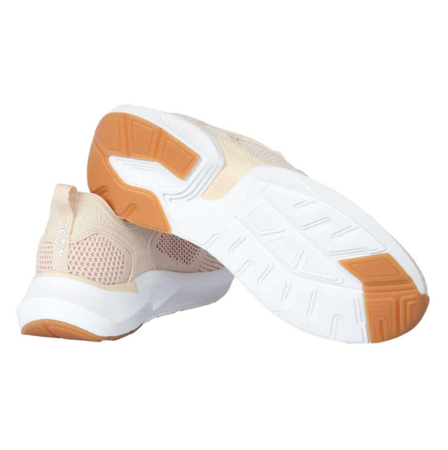 ACTIV RUNNING SHOES-BEIGE