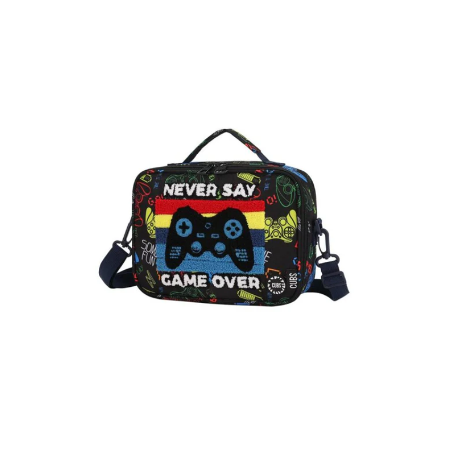 Junior Student Backpack Game Over Joystick Lunch Bag