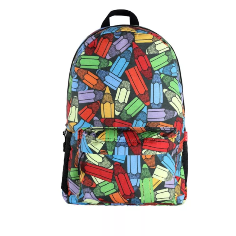 Active Pencil Print Backpack