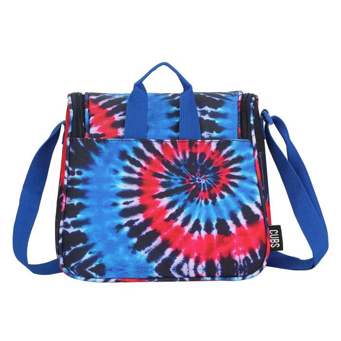 Two Tone Blue Tie Dye Lunch Bag