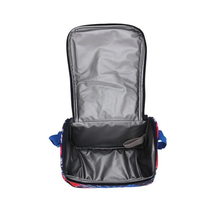 Two Tone Blue Tie Dye Lunch Bag