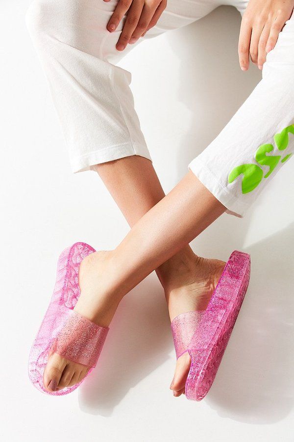 Jellies Jelly Flat Glitter Slipper