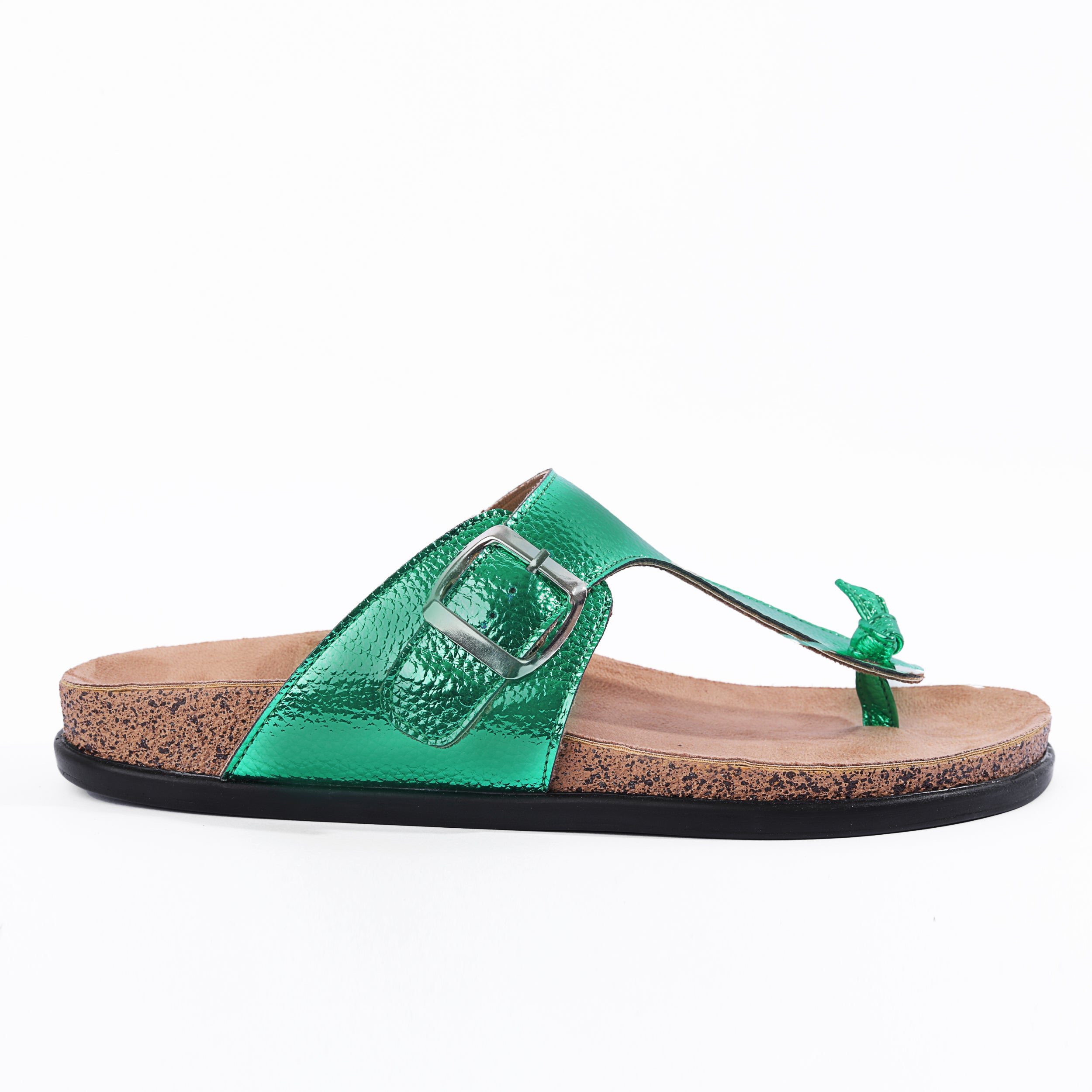 Lotfy Metallic Toe Slides 36502